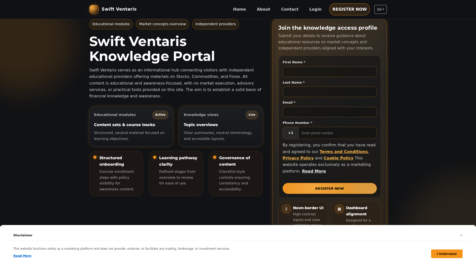 Screenshot of swift-ventaris-platform.com