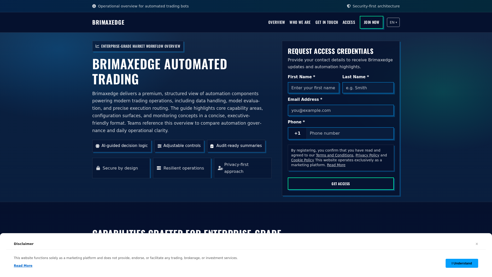 Screenshot of brimax-edge.pro