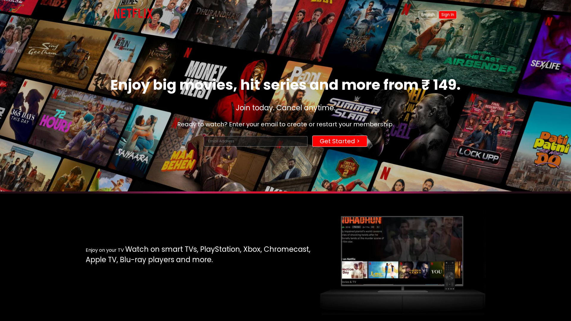 Screenshot of chandan9911.github.io
