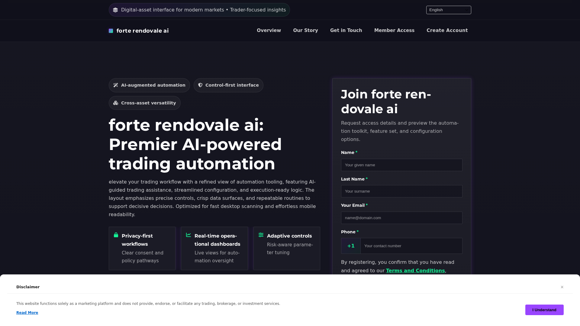 Screenshot of forterendovaleai.digital