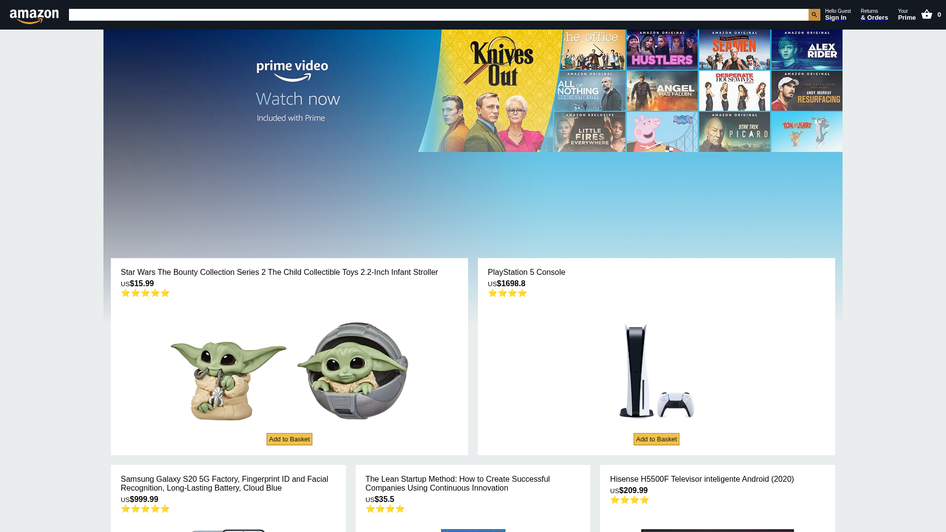 Screenshot of www.amazon-clone-phi.vercel.app