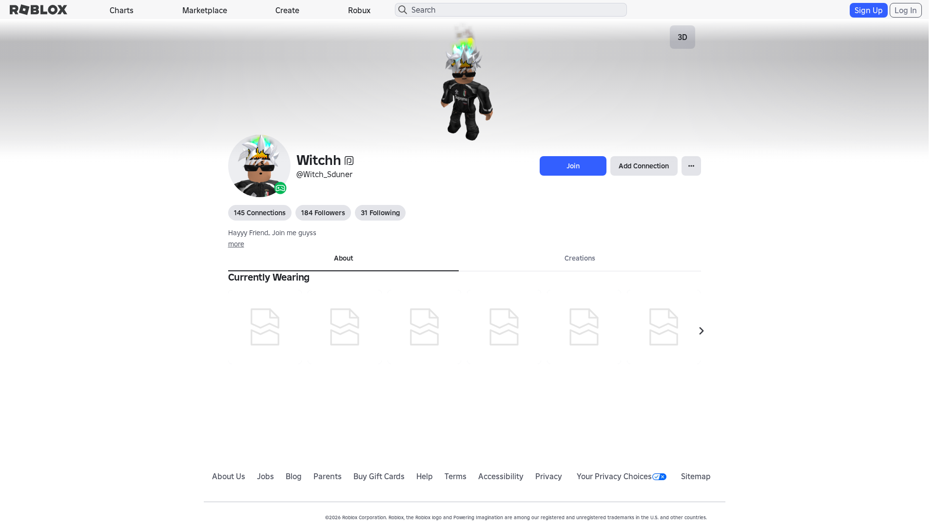 Screenshot of www.roblox.ly