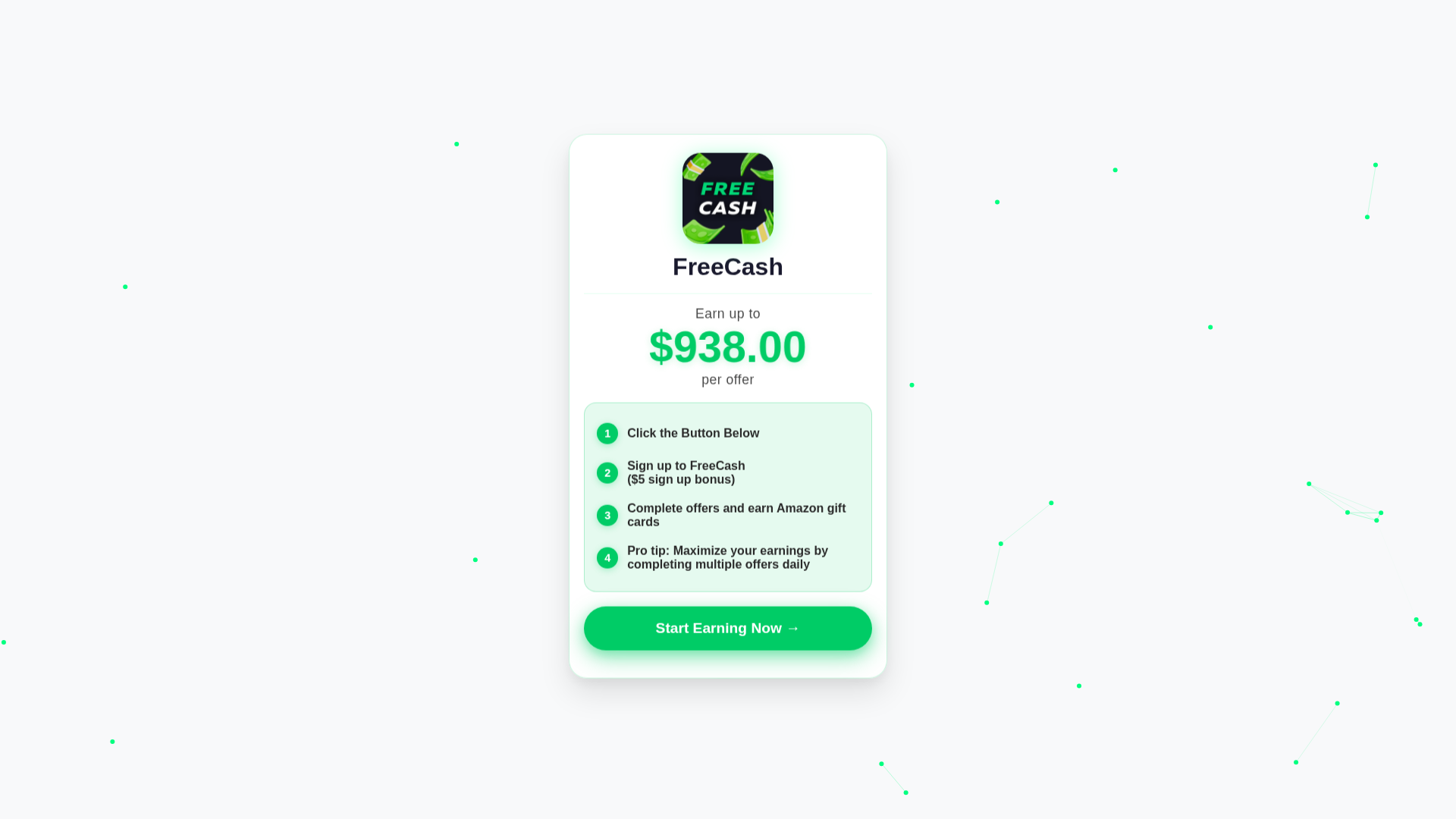 Screenshot of freecash-amazon.pages.dev