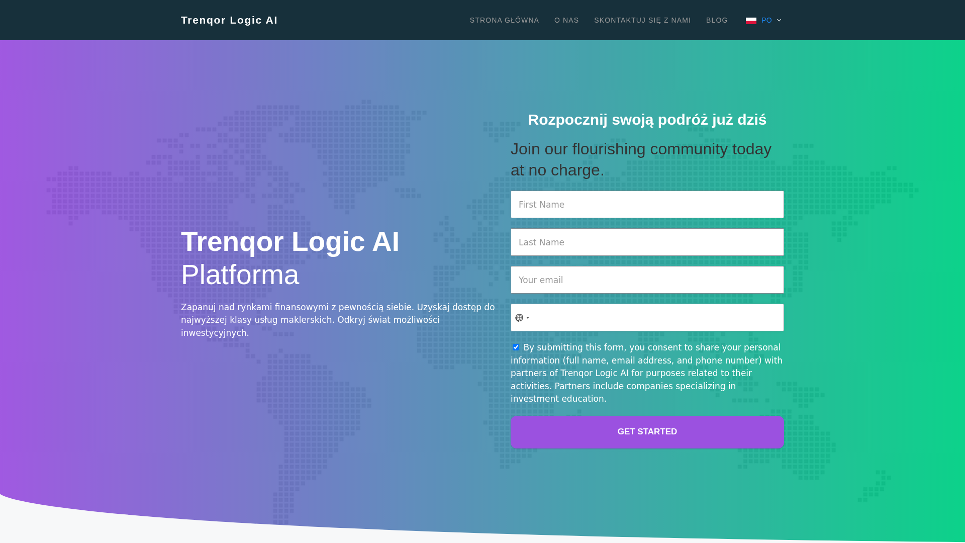 Screenshot of trenqorlogicai-review.com