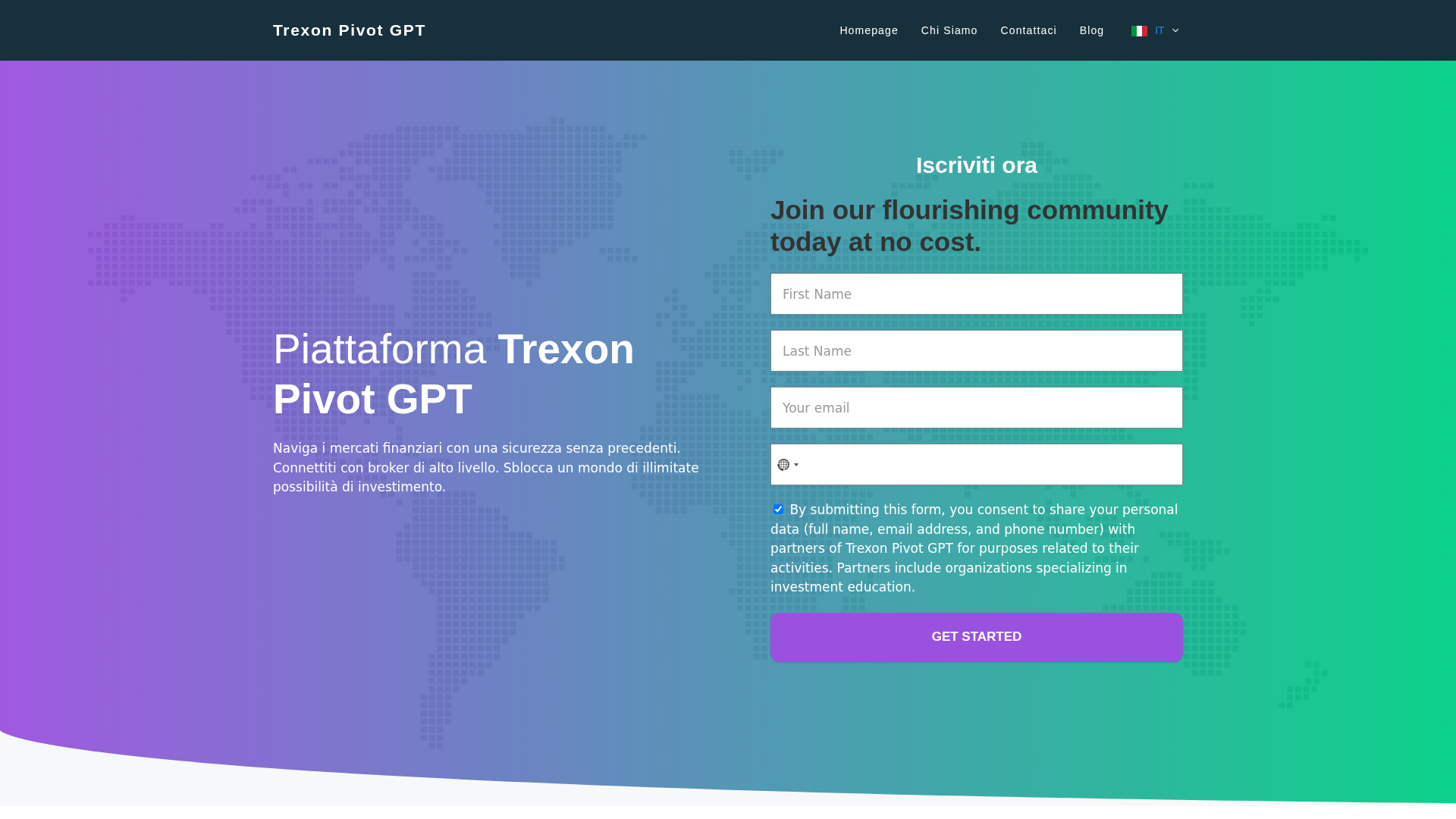 Screenshot of trexonpivotgpt.net