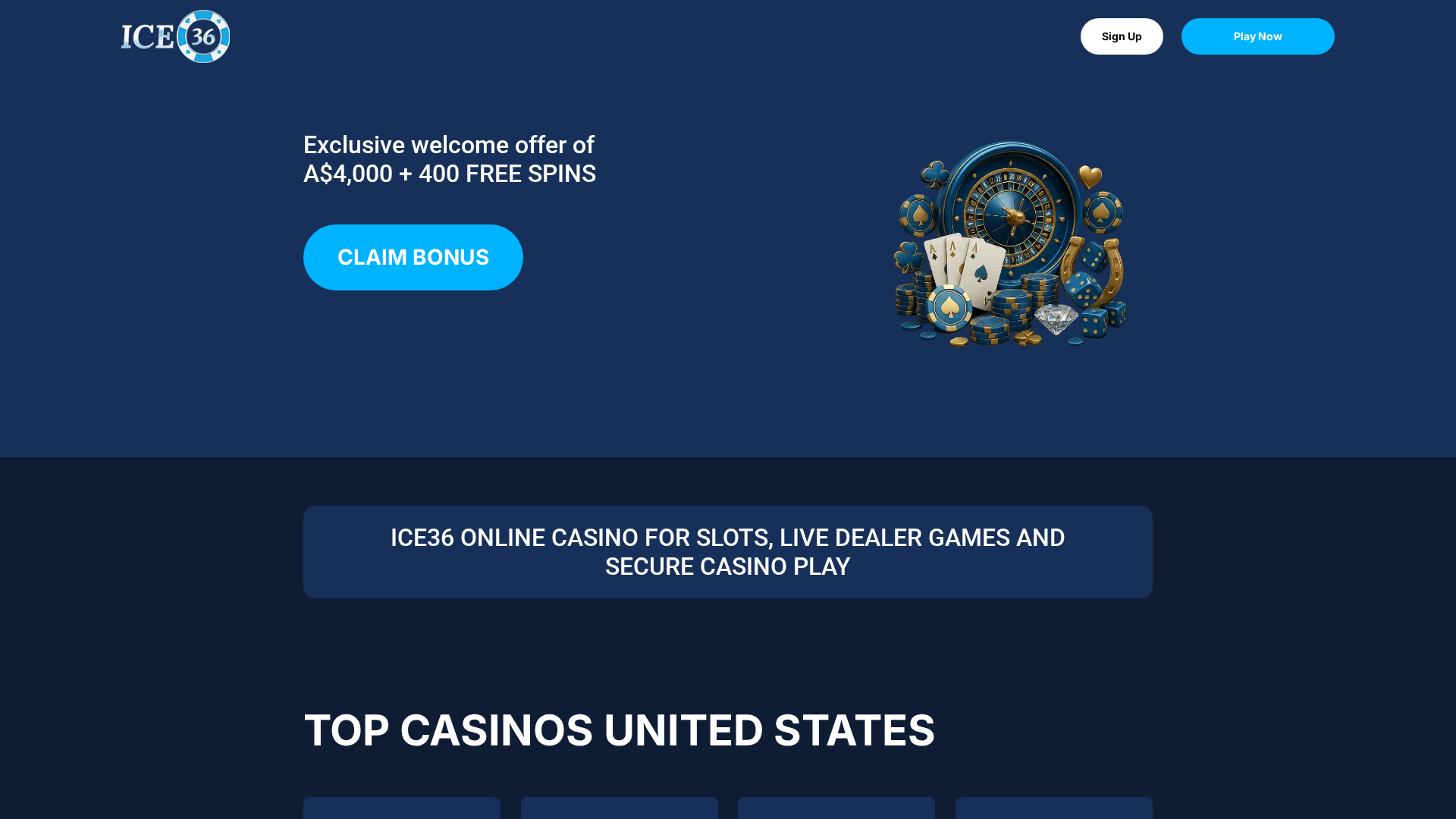 Screenshot of ice36-casino-online.com