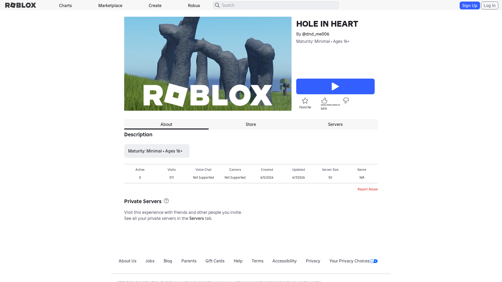 Screenshot of www.roblox.et