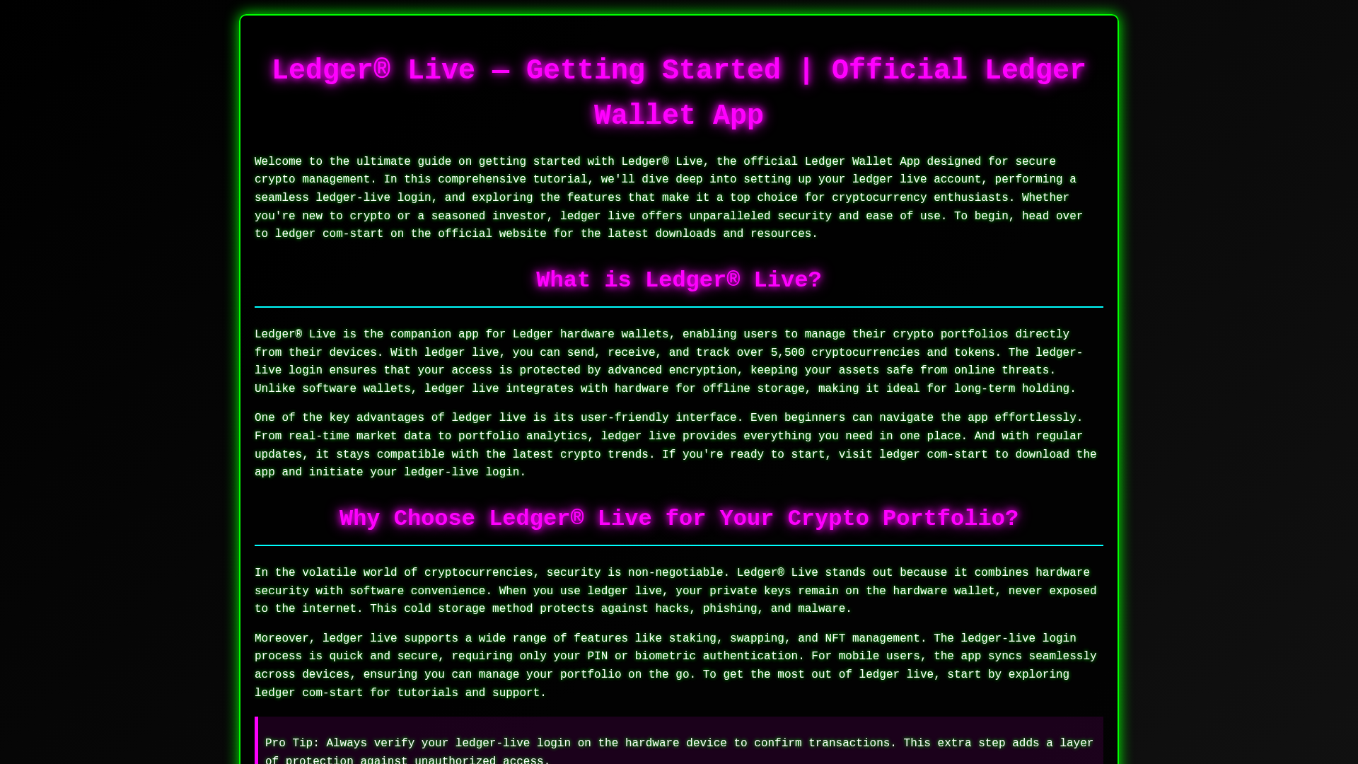 Screenshot of ledger-login-com.wasmer.app