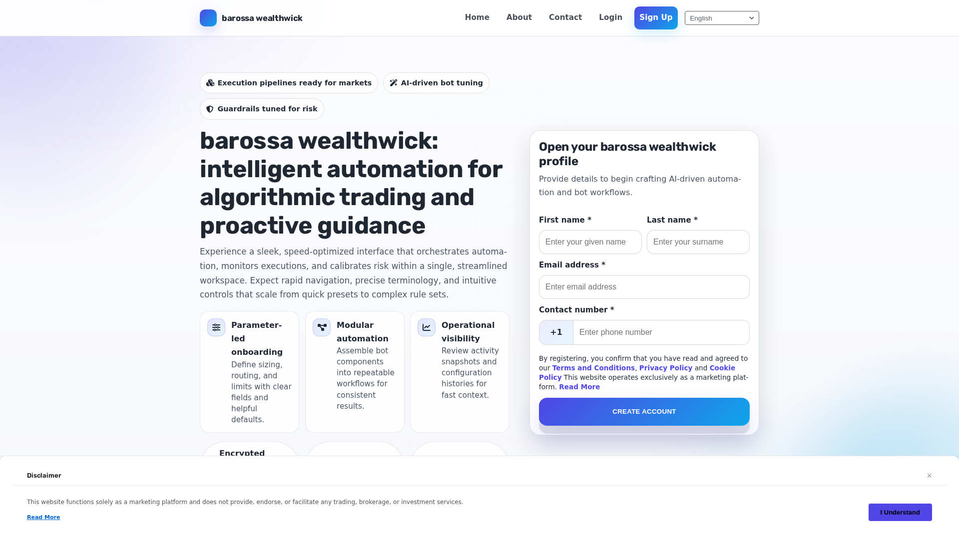Screenshot of barossawealthwick.shop