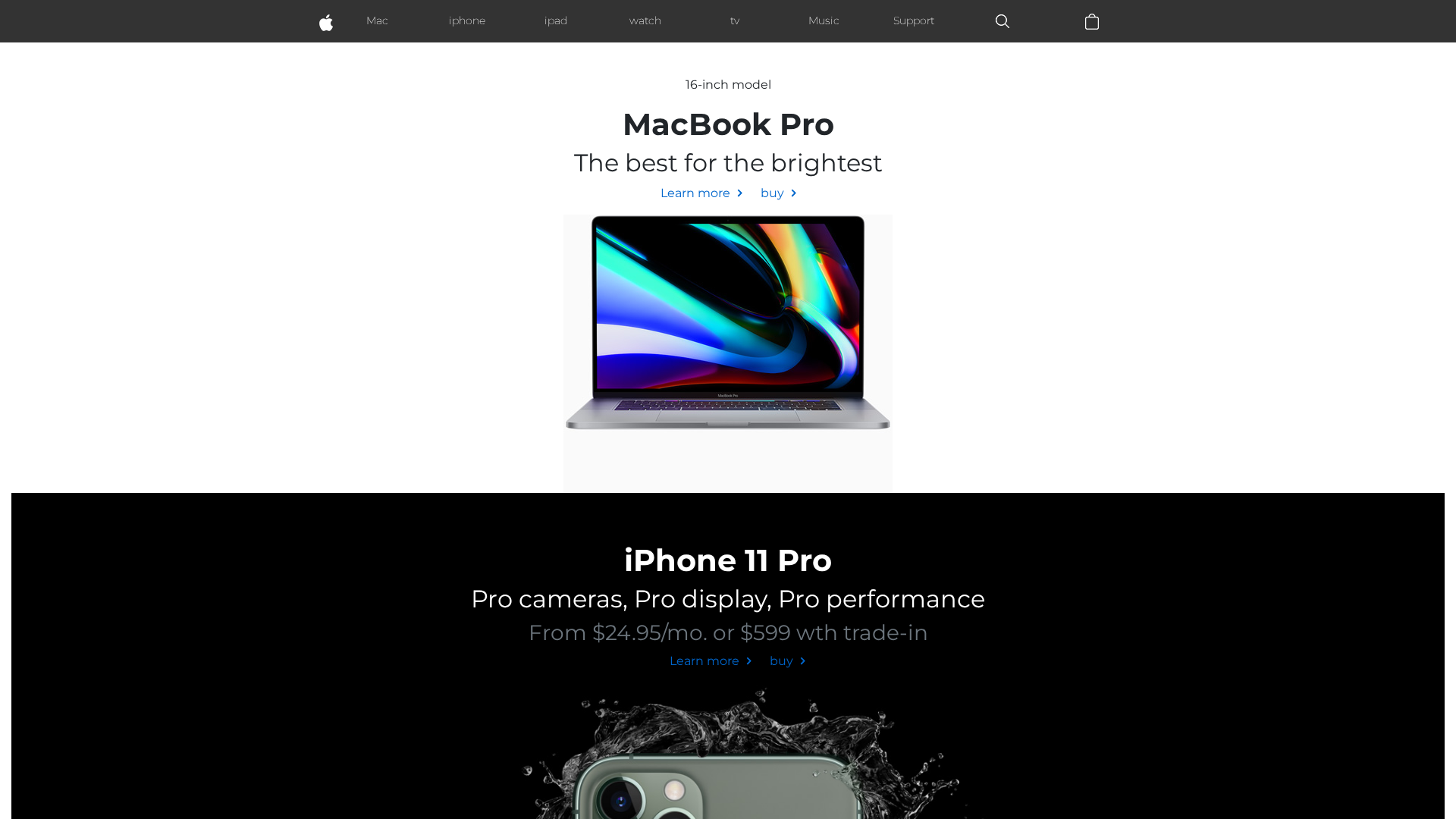 Screenshot of appl-replica-bootstrap-zena.netlify.app