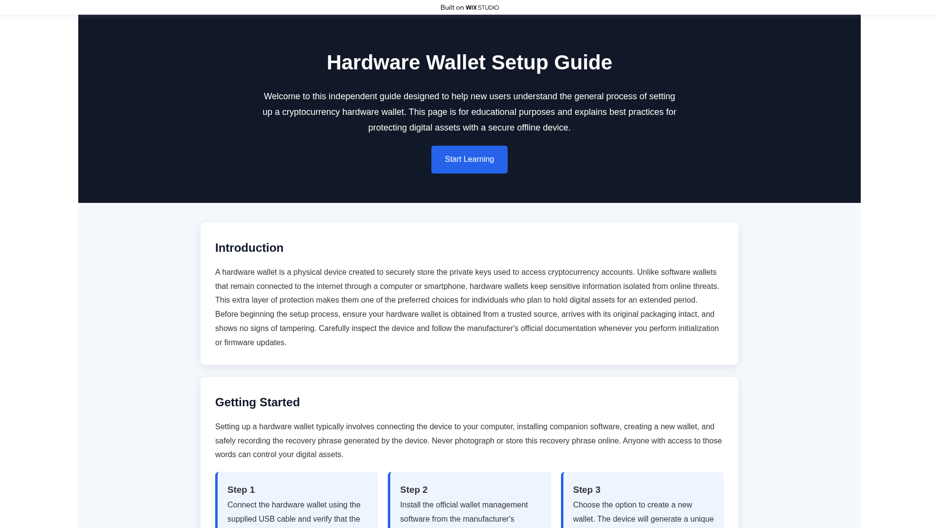 Screenshot of guideapp-ledzercdn.wixstudio.com
