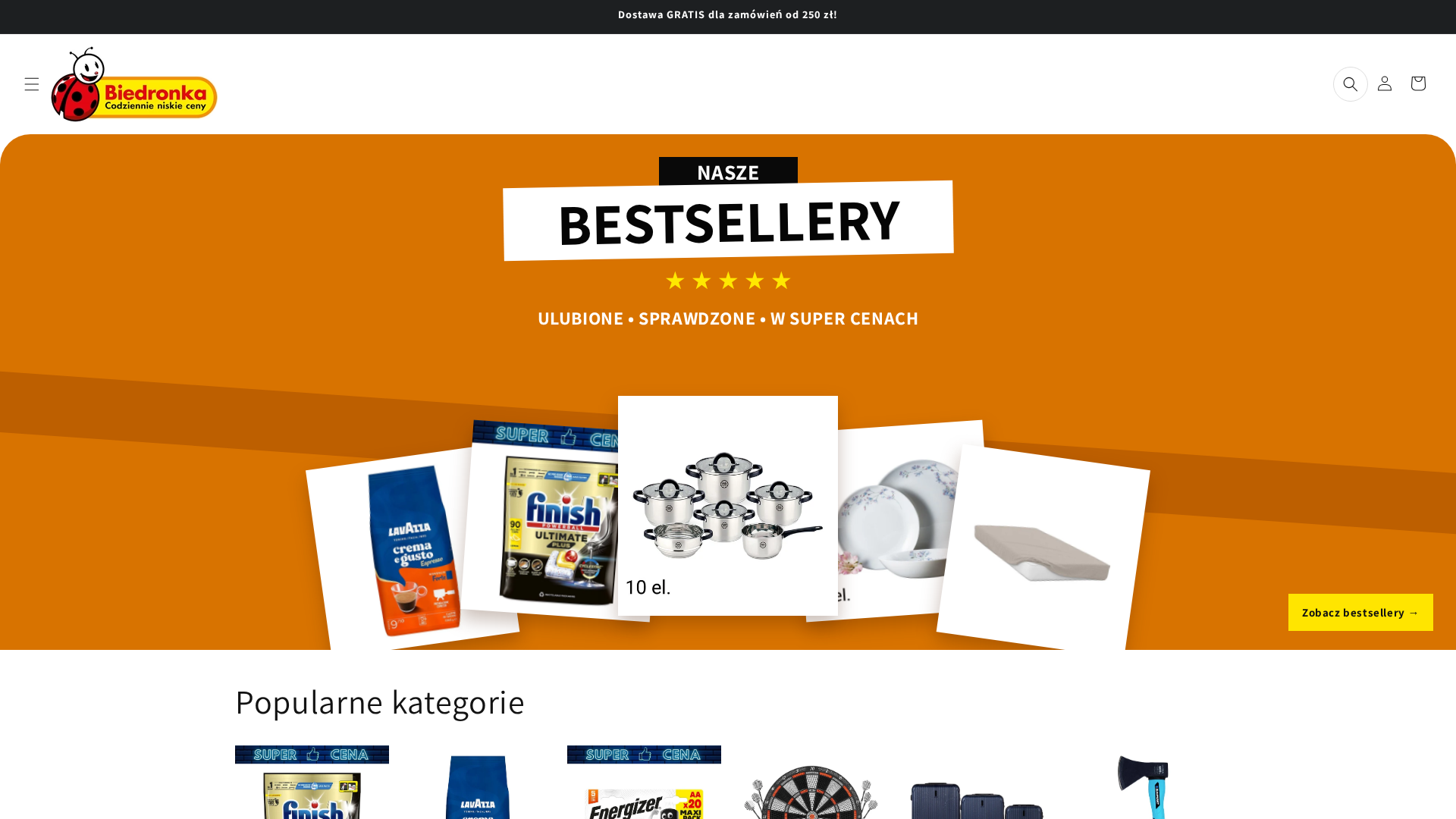 Screenshot of biedranko-pl.shop