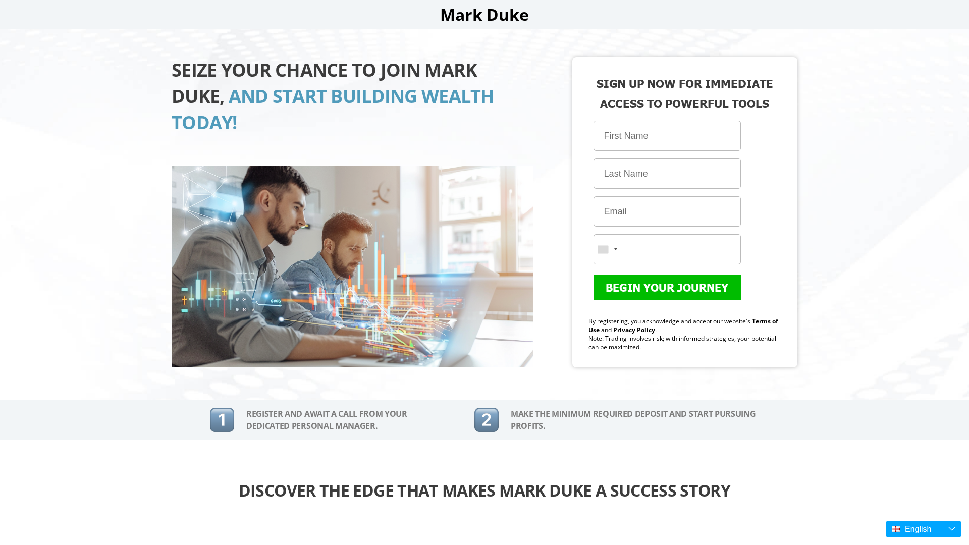 Screenshot of mark-duke.cc