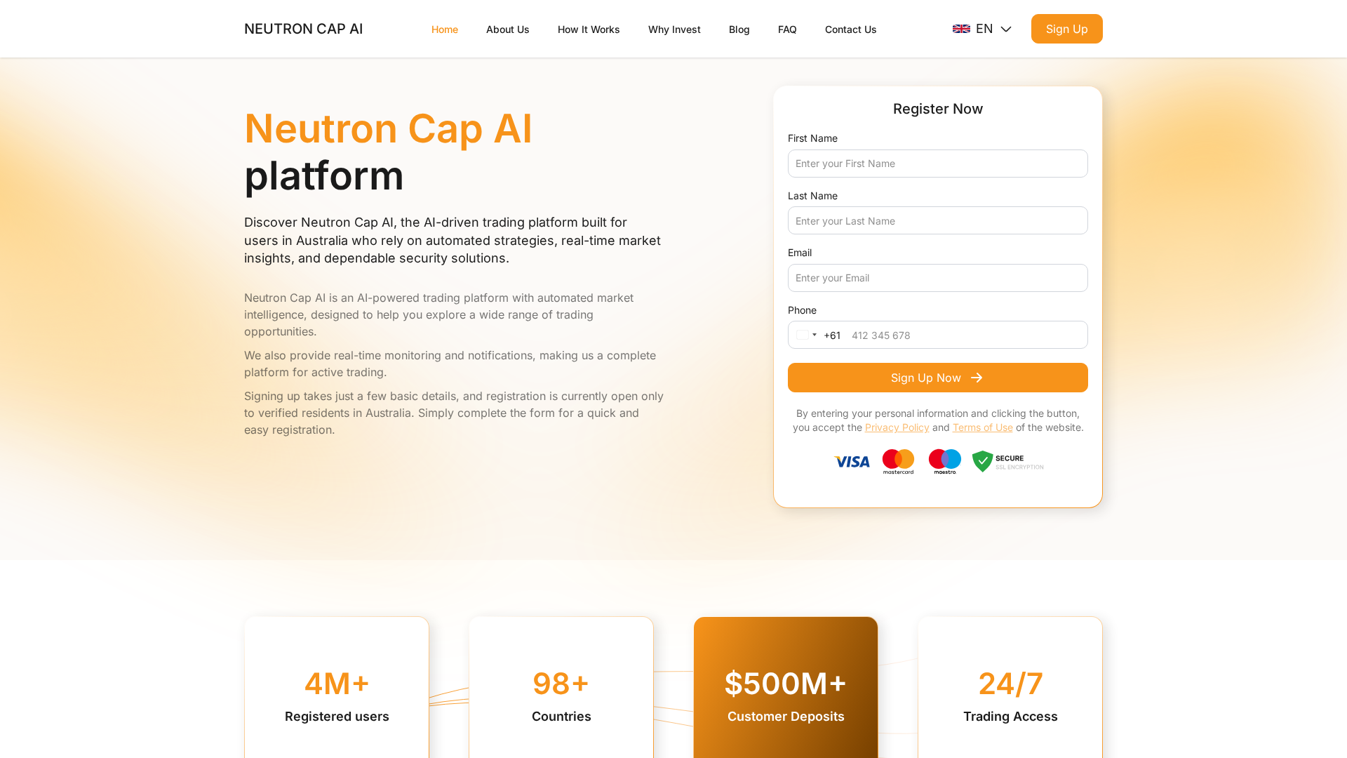 Screenshot of neutron-cap-ai.com