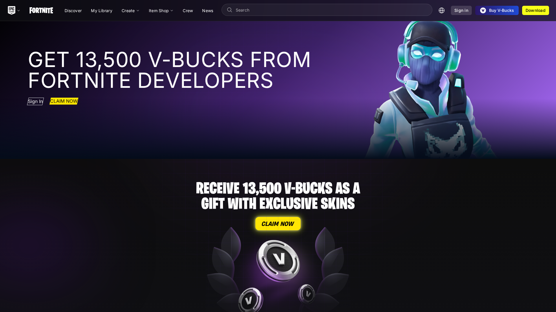Screenshot of fortnitedrop.pro