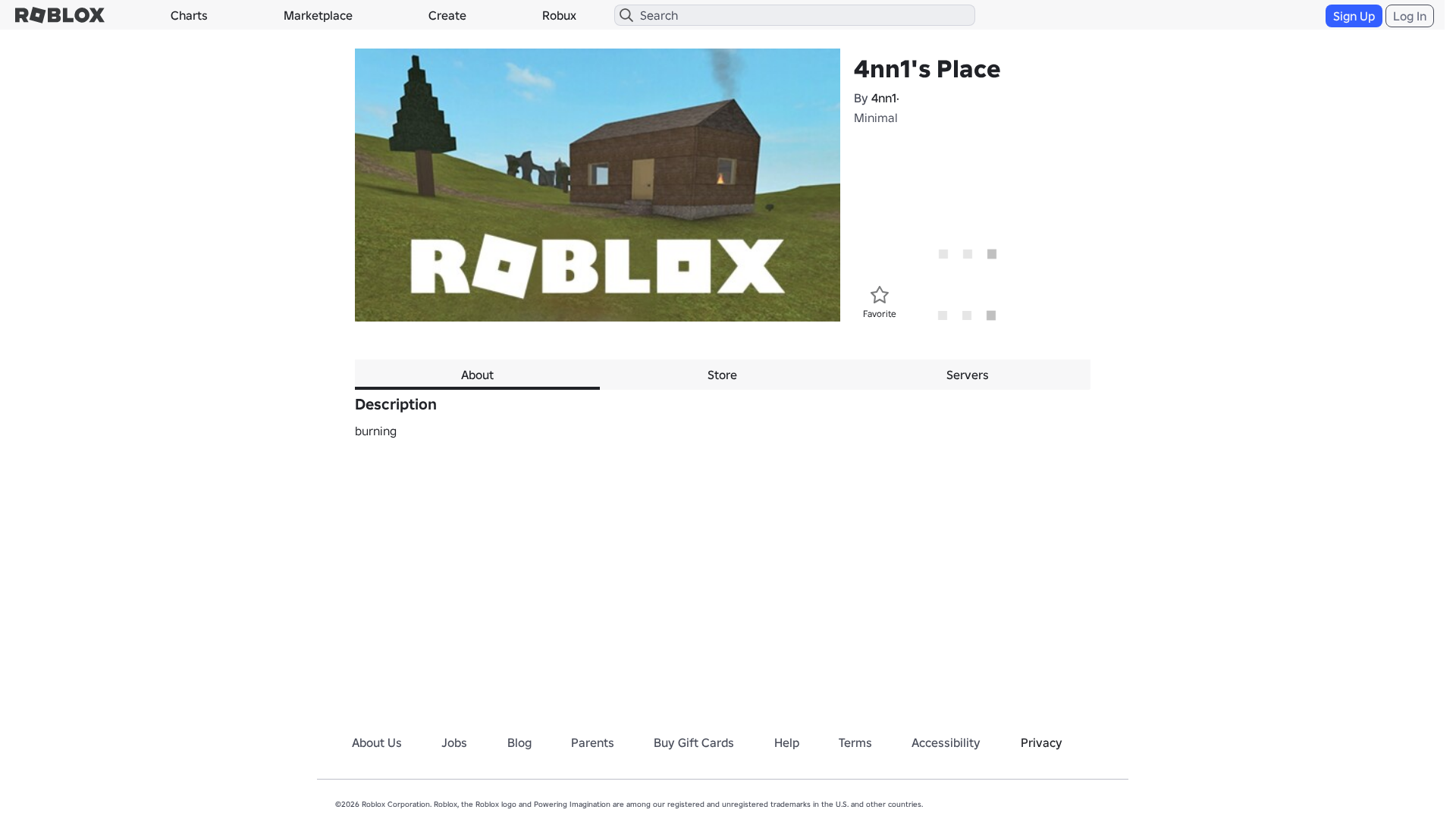 Screenshot of www.roblox.com.am