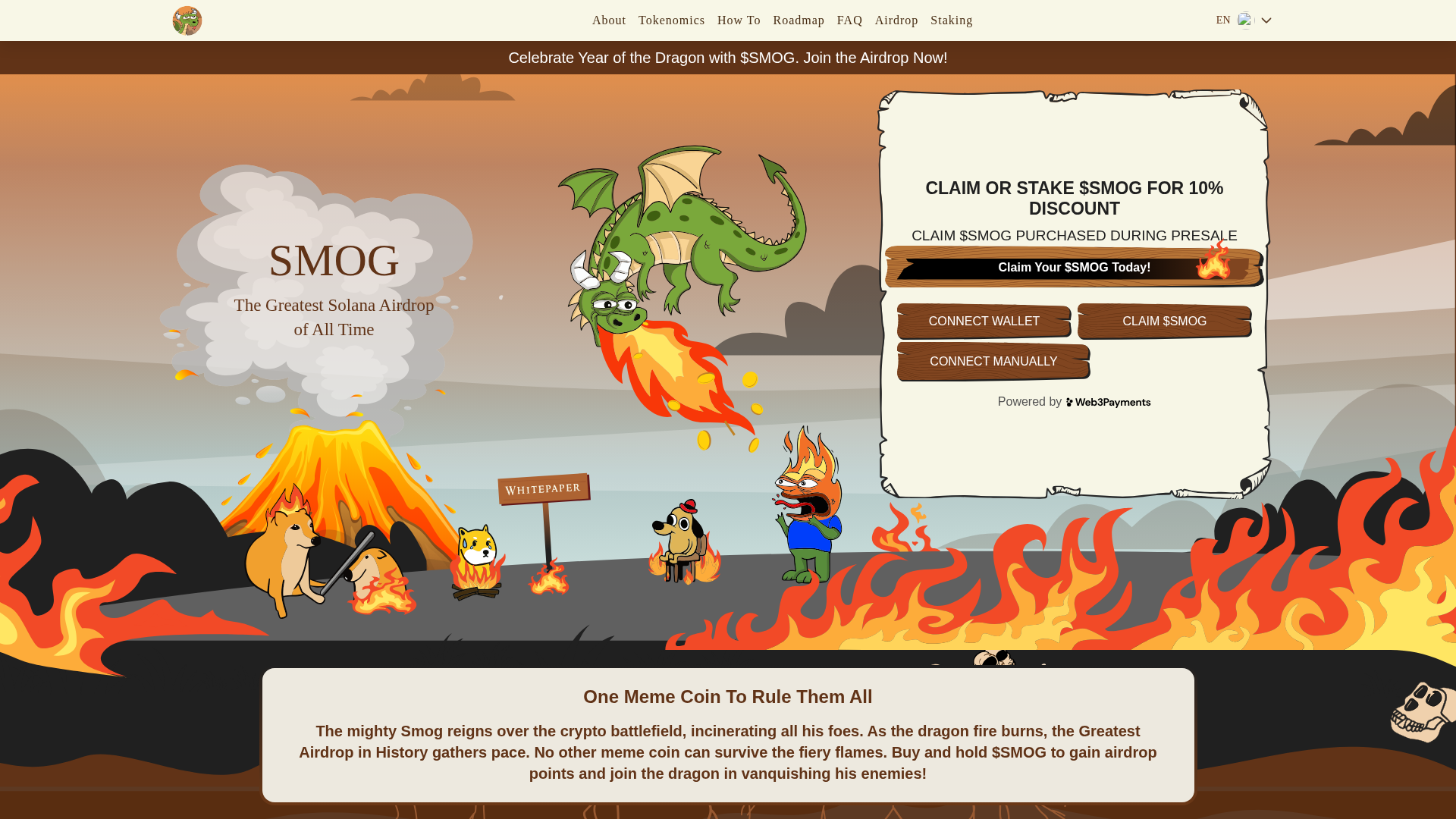 Screenshot of claim-smotoken.pages.dev