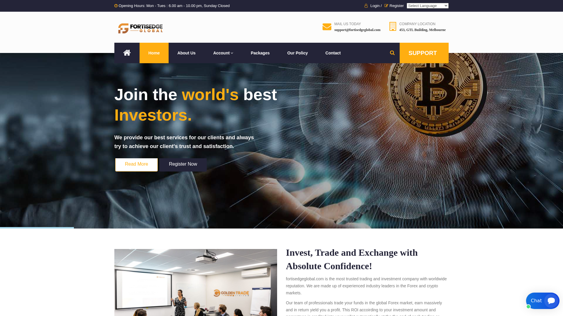 Screenshot of fortisedgeglobal.com