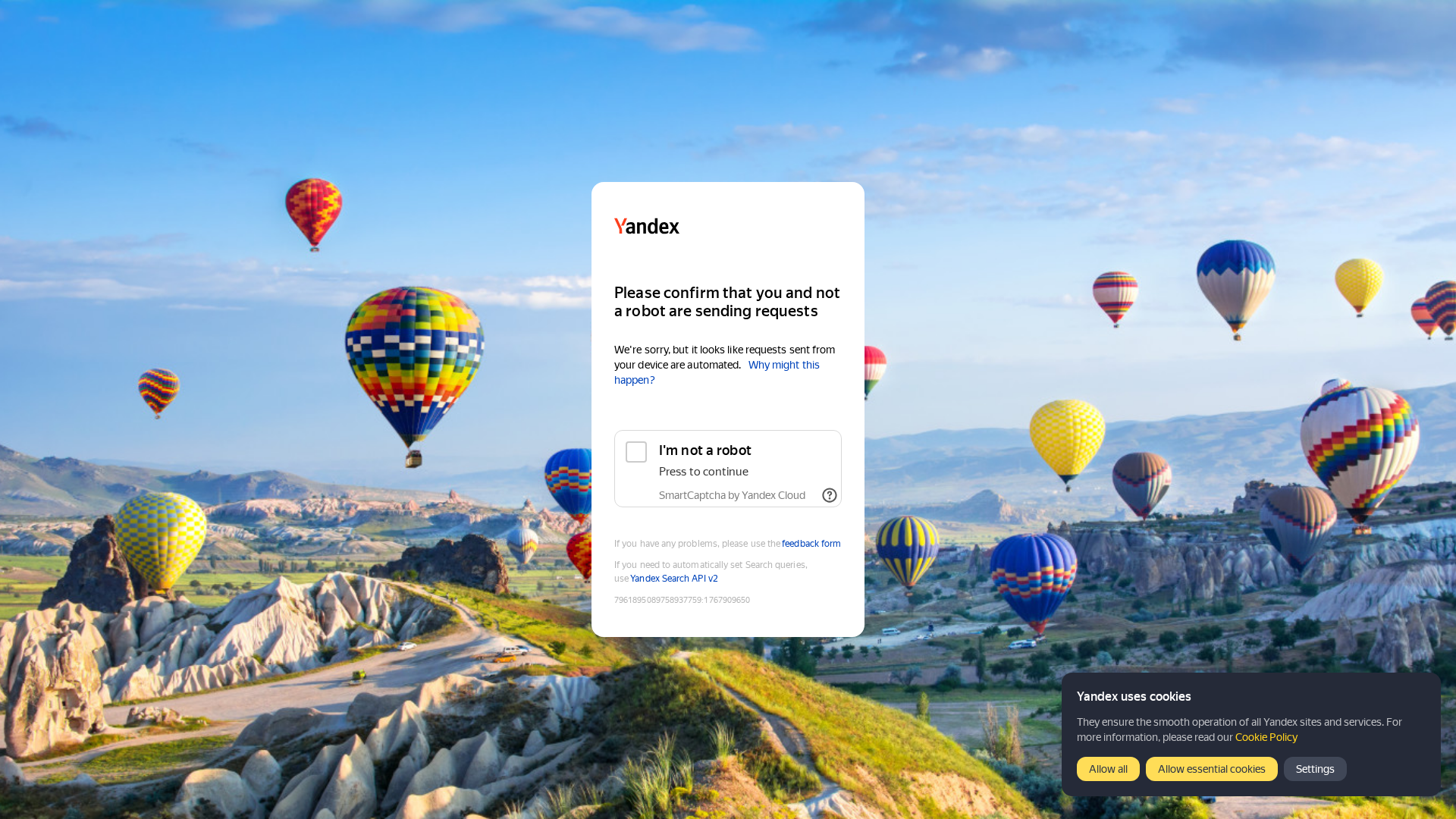 Screenshot of yandex.ru