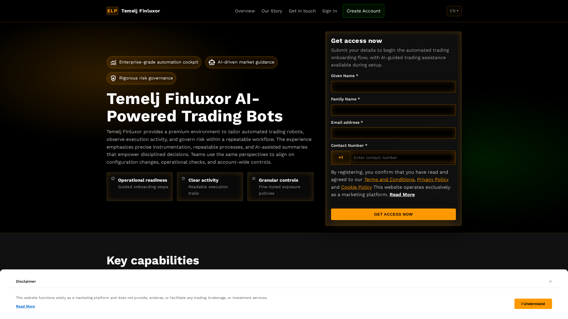 Screenshot of temelj-finluxor.digital