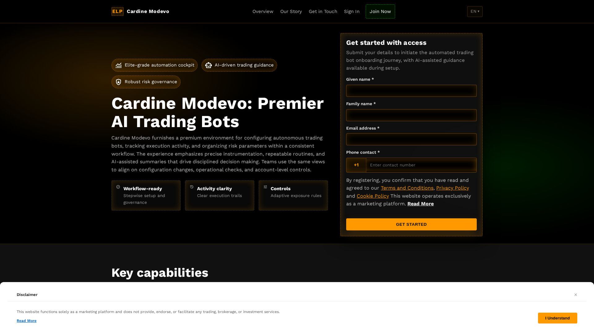 Screenshot of cardinemodevotech.com