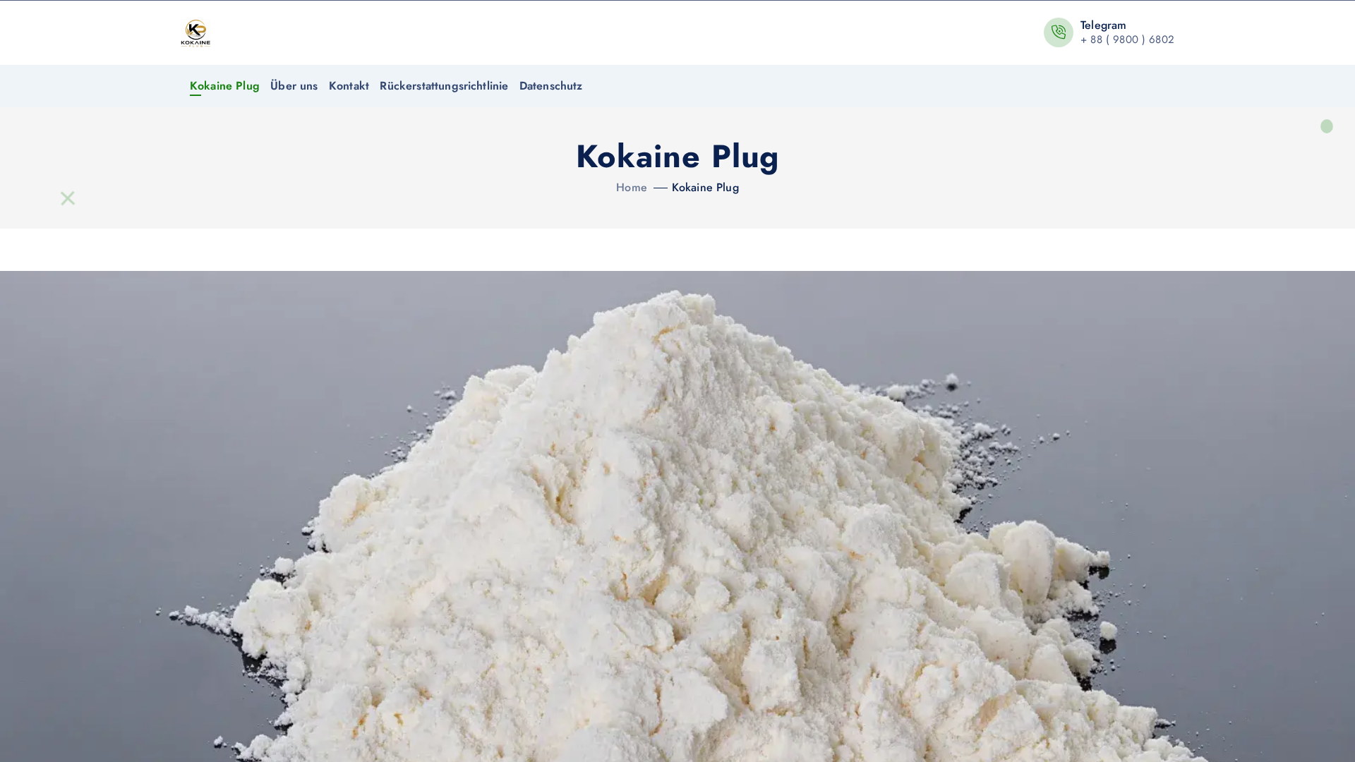 Screenshot of kokaineplug.com
