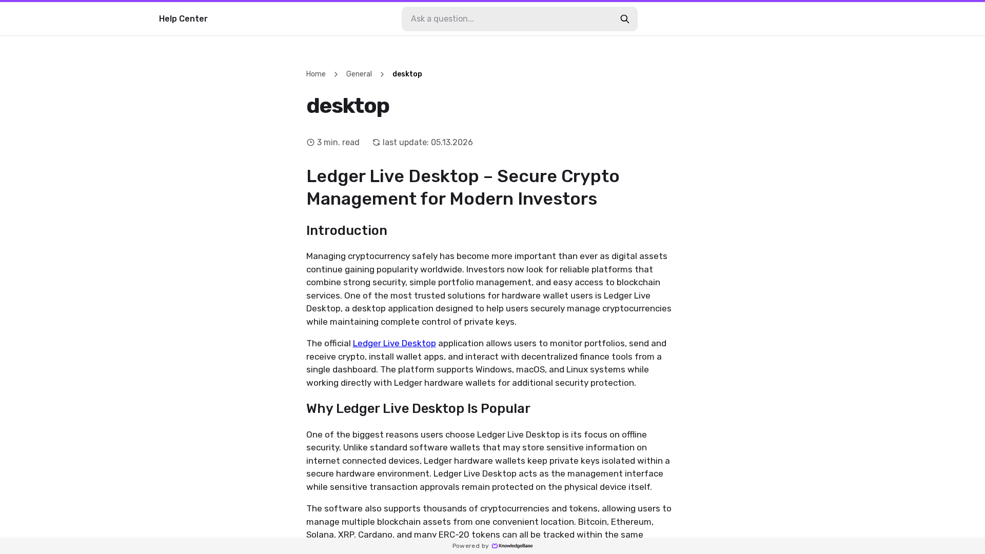 Screenshot of desktop.kb.help