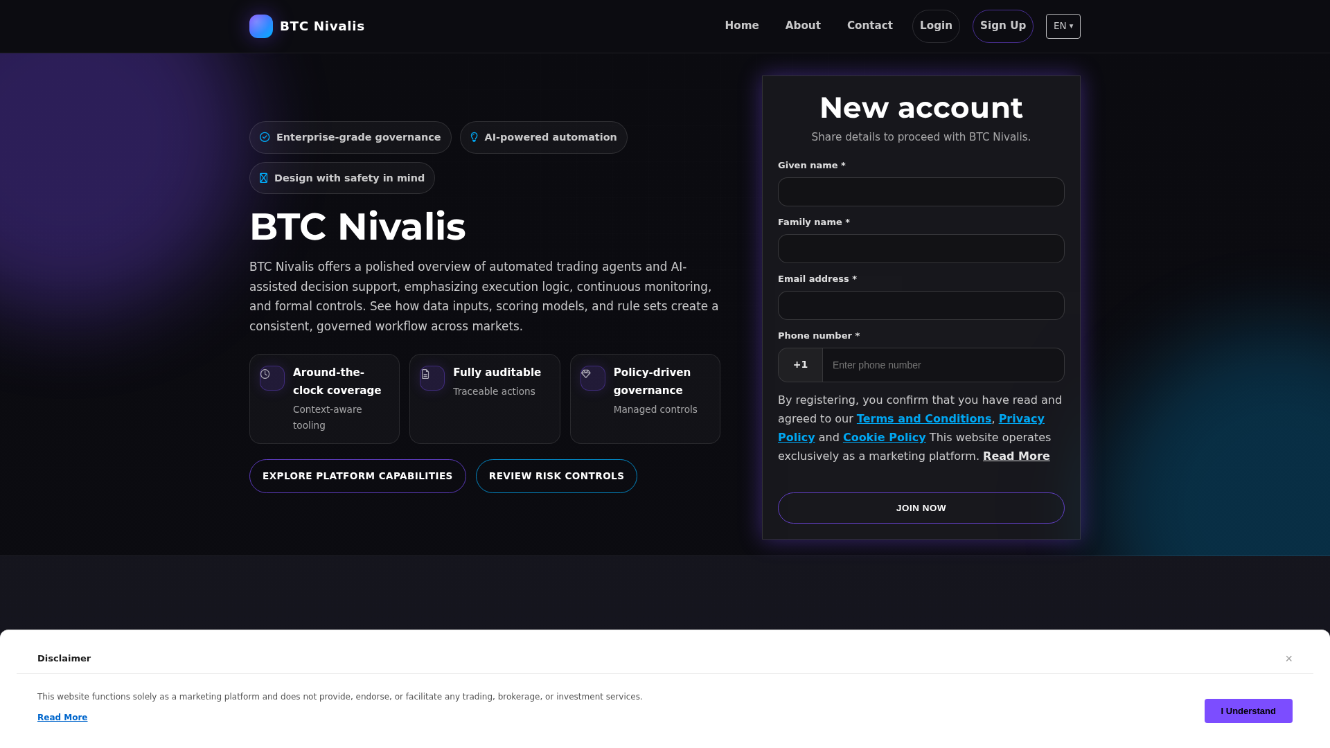 Screenshot of btcnivalis.shop