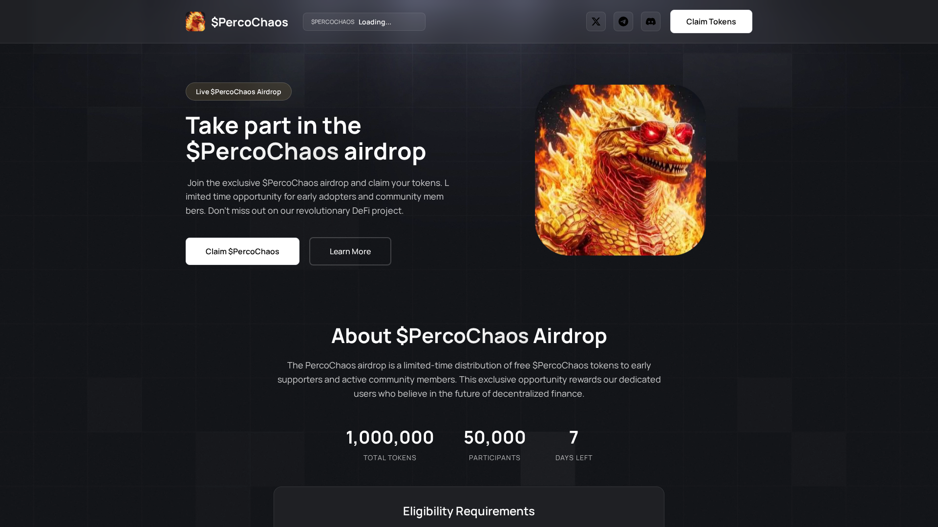 Screenshot of claim-percochaos.pages.dev