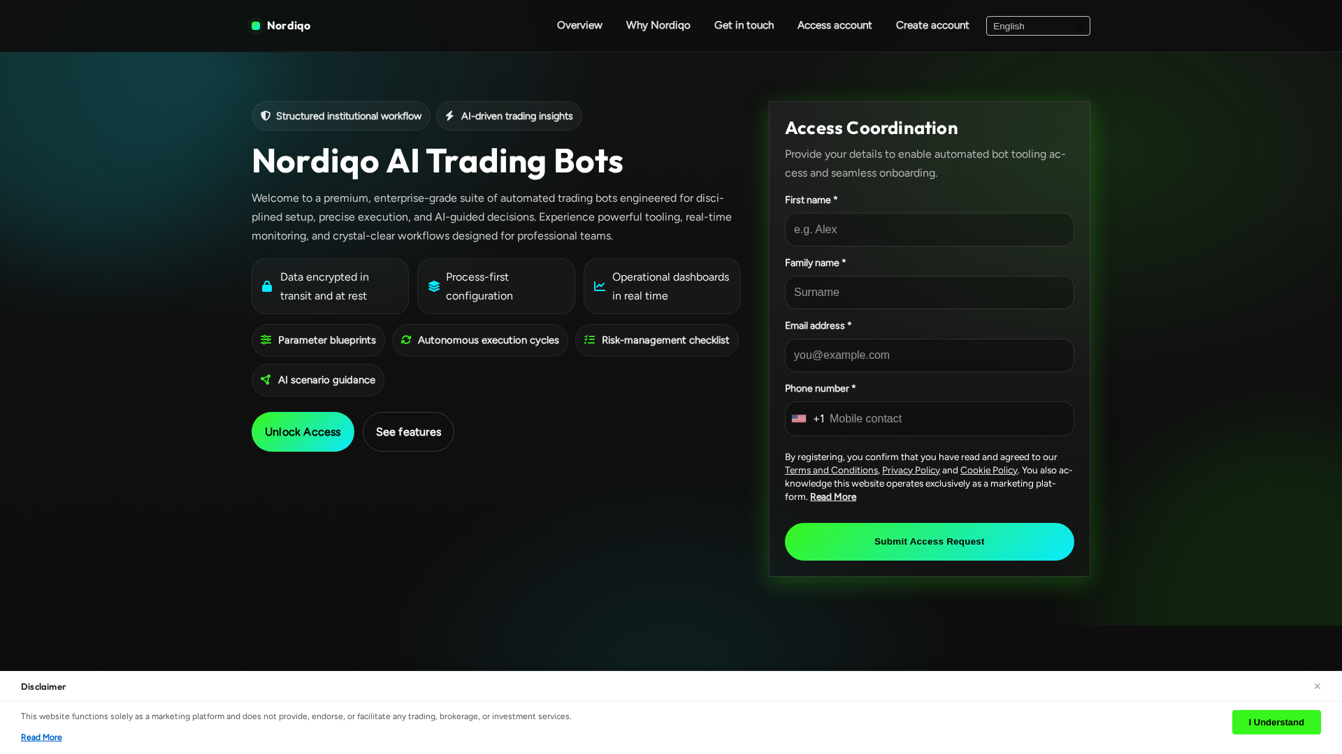 Screenshot of nordiqo.digital