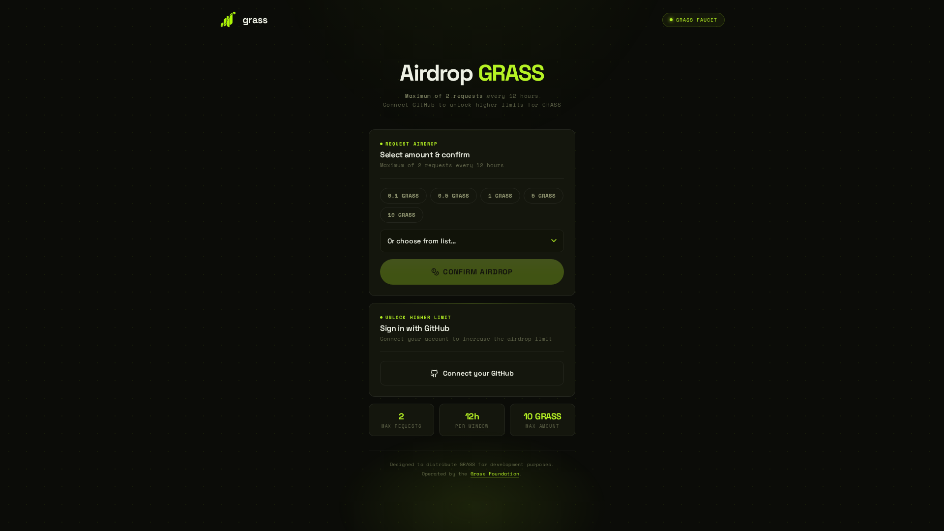 Screenshot of grasspro.xyz