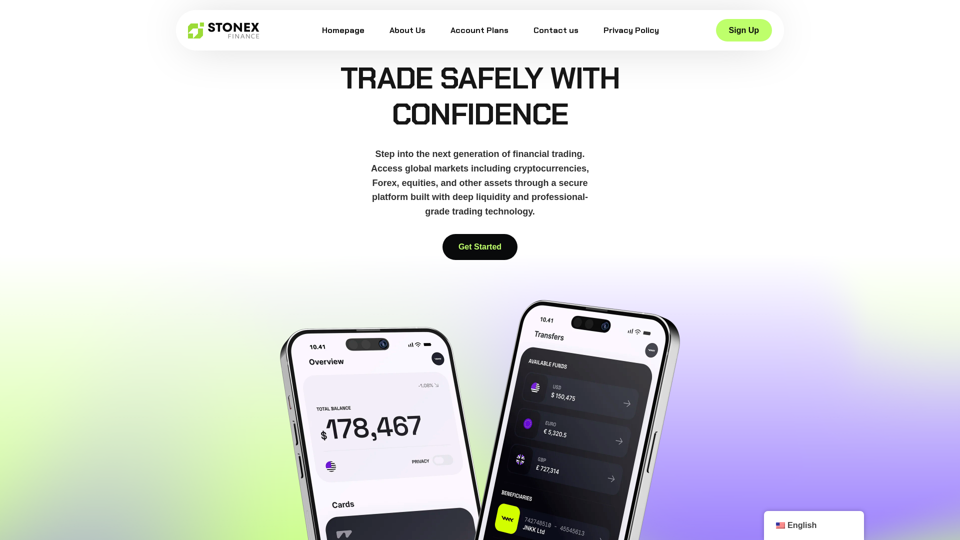 Screenshot of stonex-finance.limited