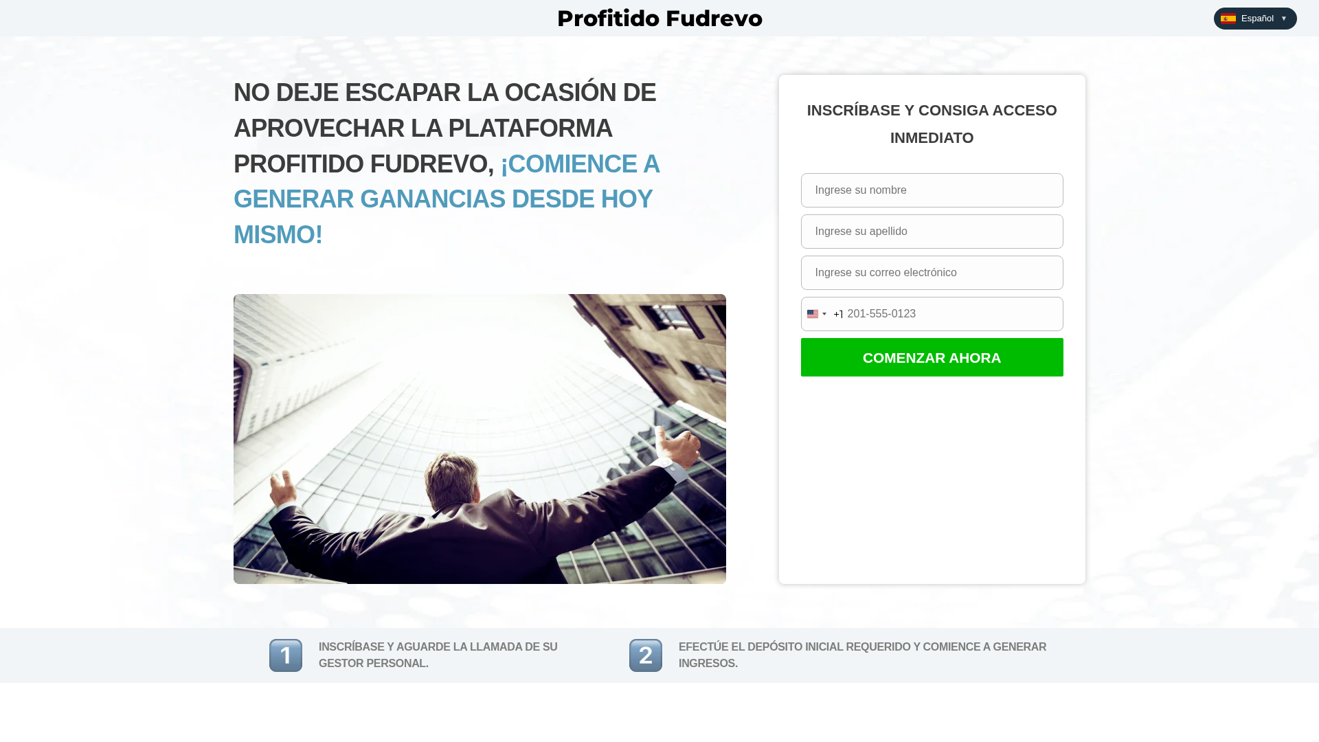 Screenshot of profitidofudrevoai.com