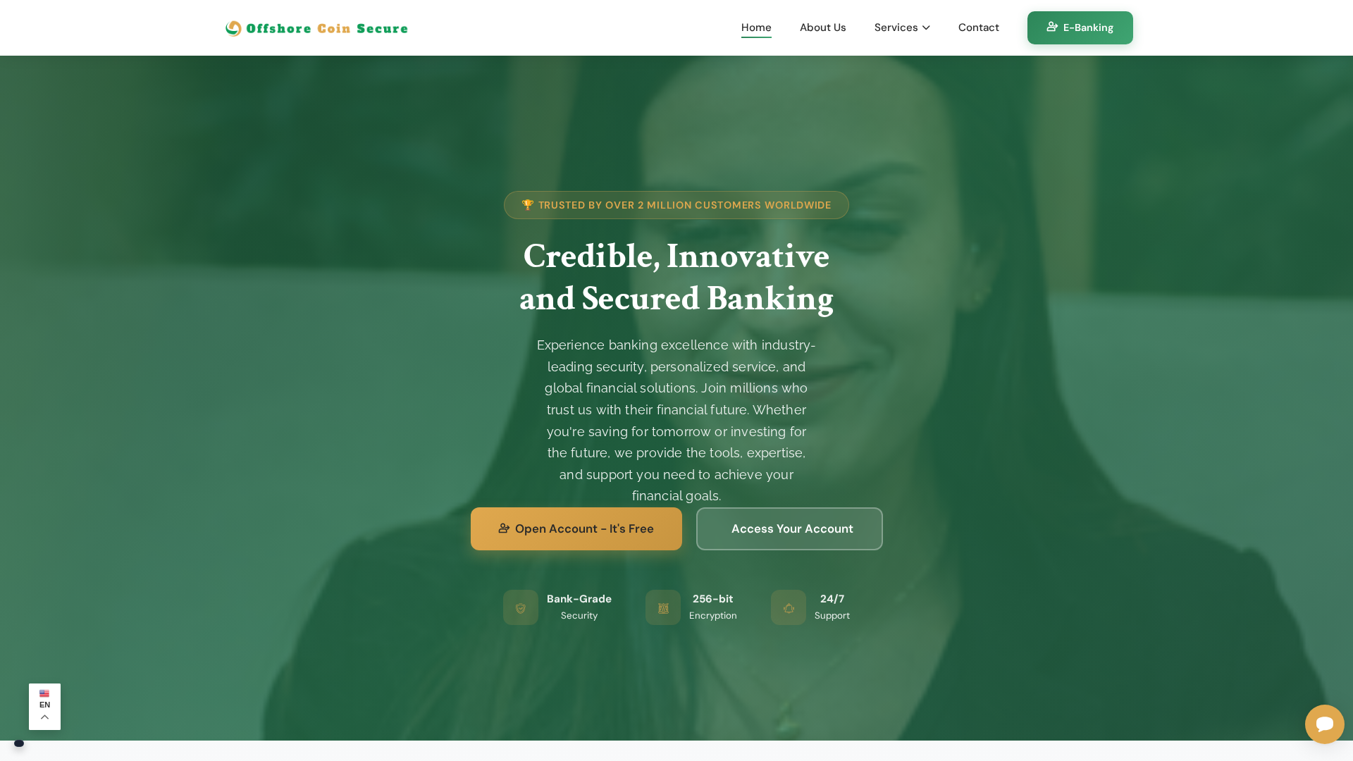 Screenshot of offshorecoinsecure.com