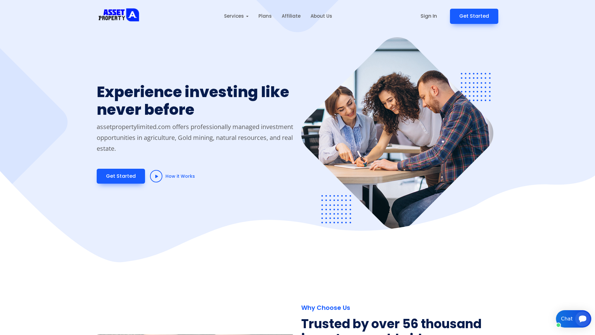 Screenshot of assetpropertylimited.com