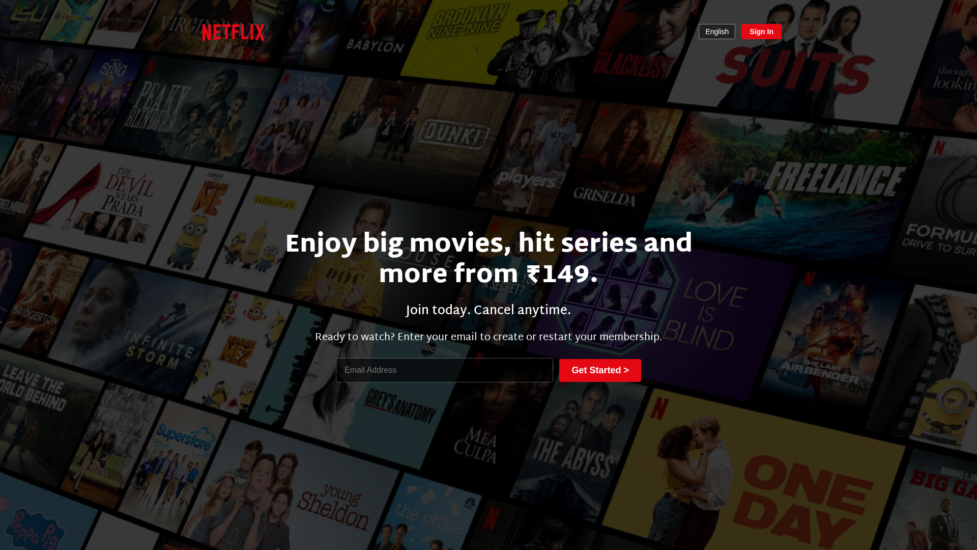 Screenshot of nxtflix-clone-by-harshit.netlify.app
