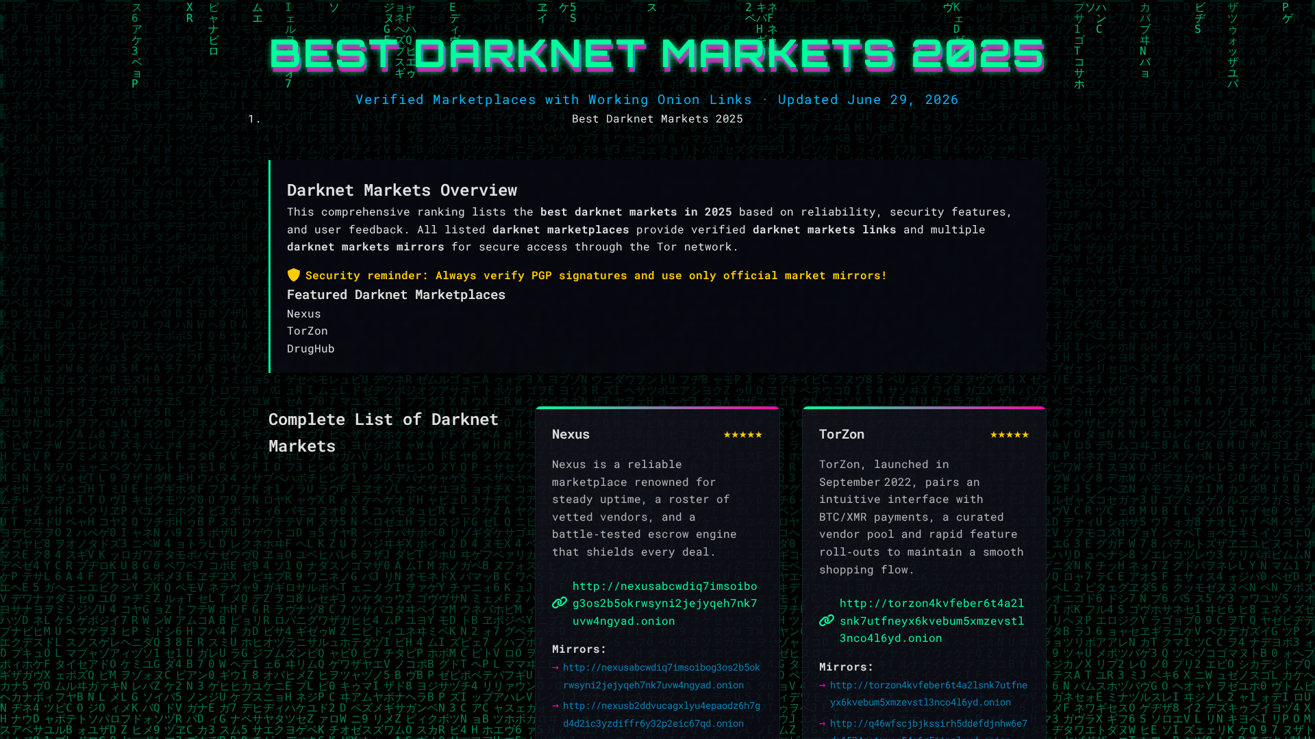 Screenshot of darknetaggregator.cc