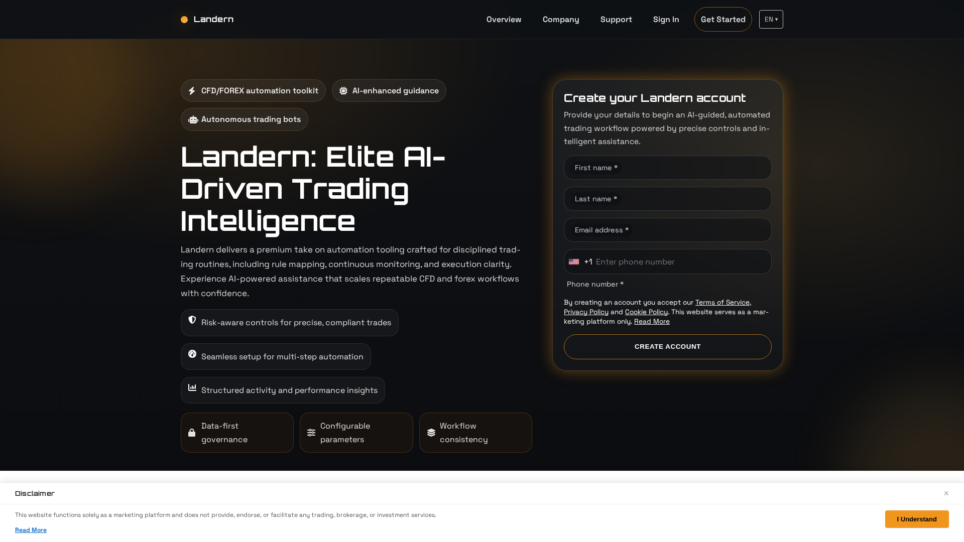 Screenshot of landernsoftware.digital