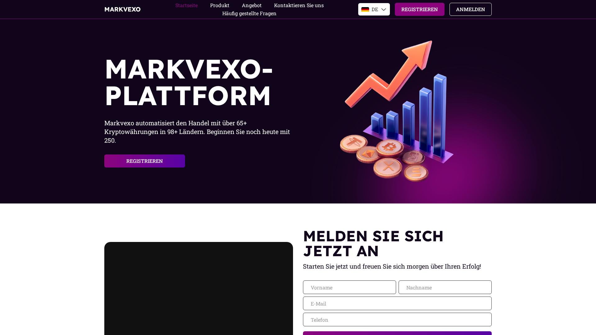 Screenshot of markvexo-de.com