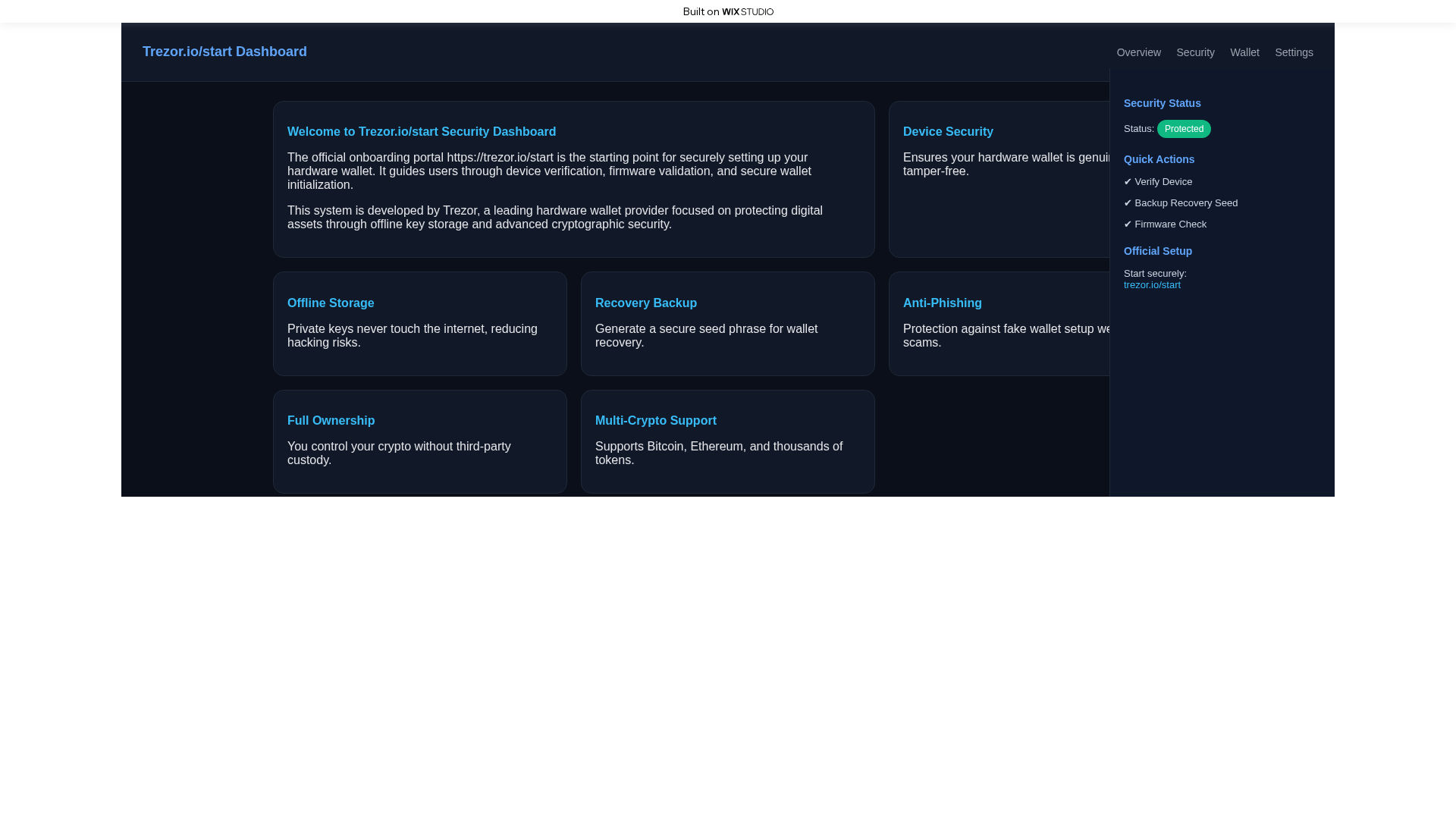 Screenshot of startapps-trexor-cdn.wixstudio.com