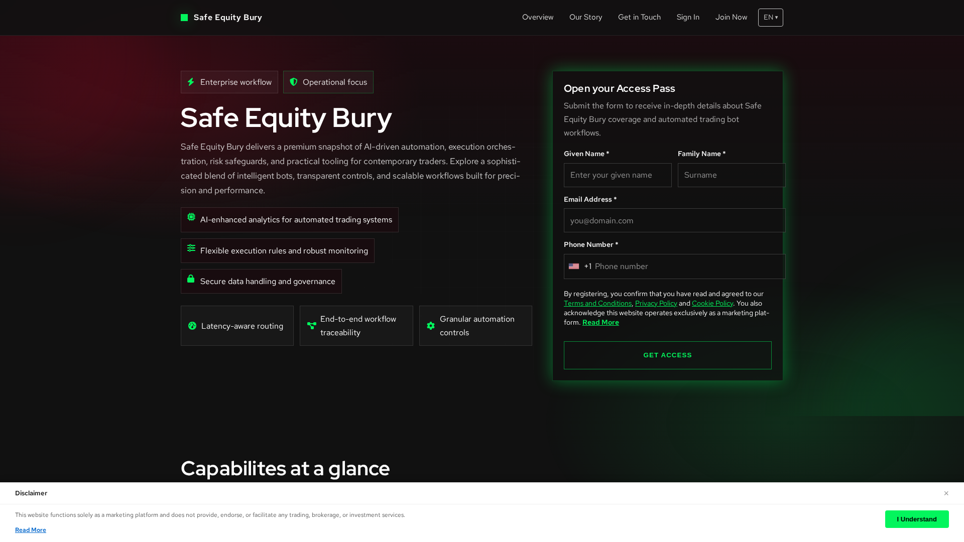 Screenshot of safeequitybury.shop