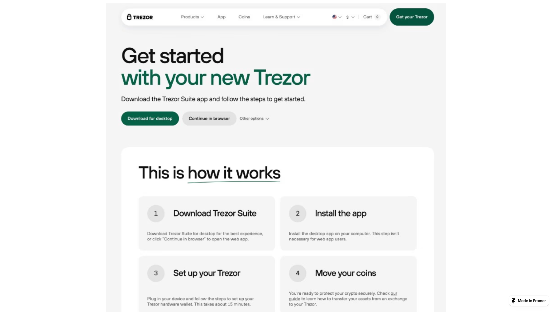 Screenshot of iostarttrzo.framer.media