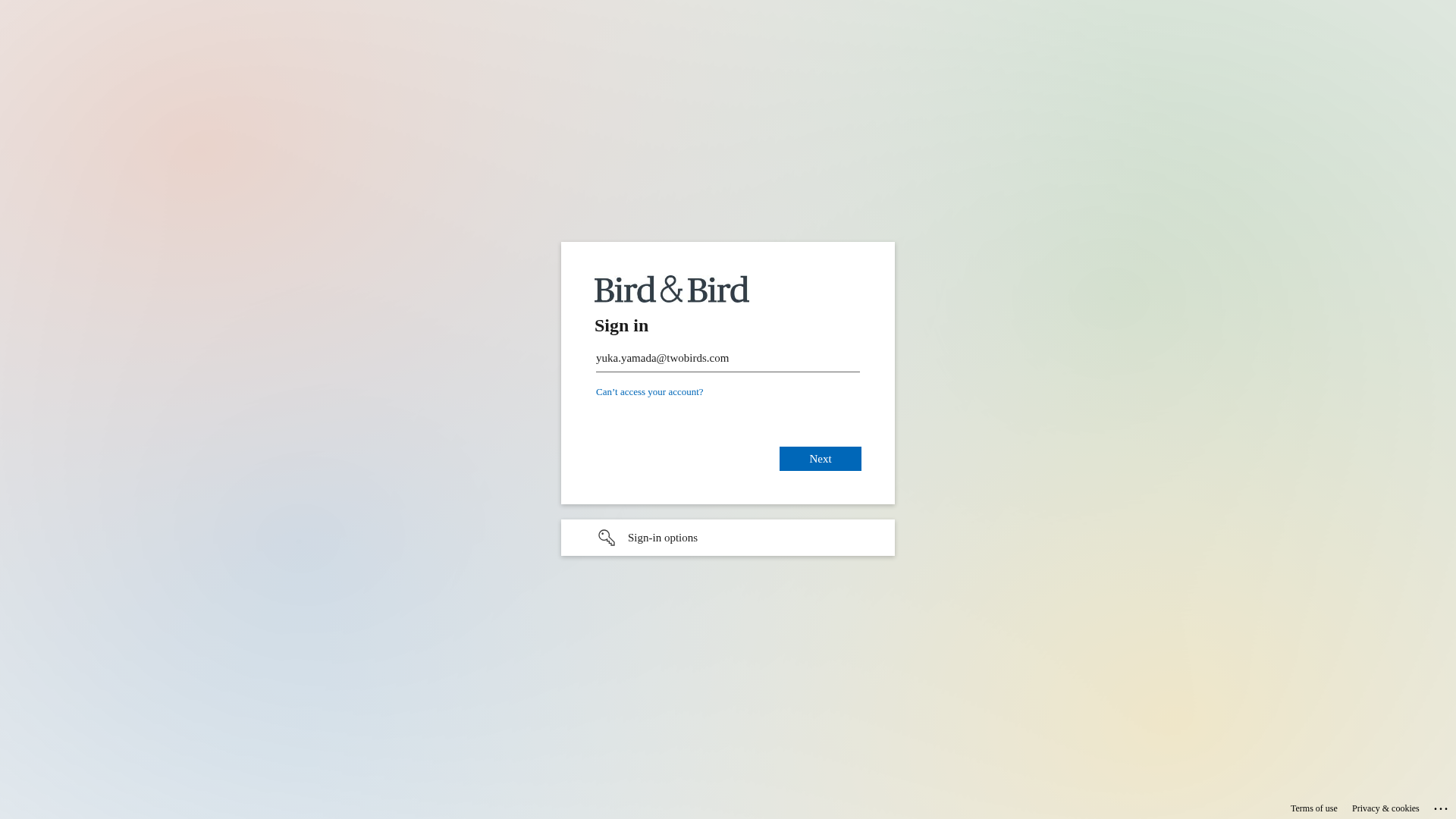 Screenshot of signin.broker