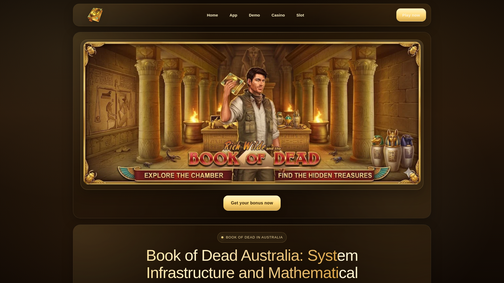 Screenshot of bookofdeadau.com