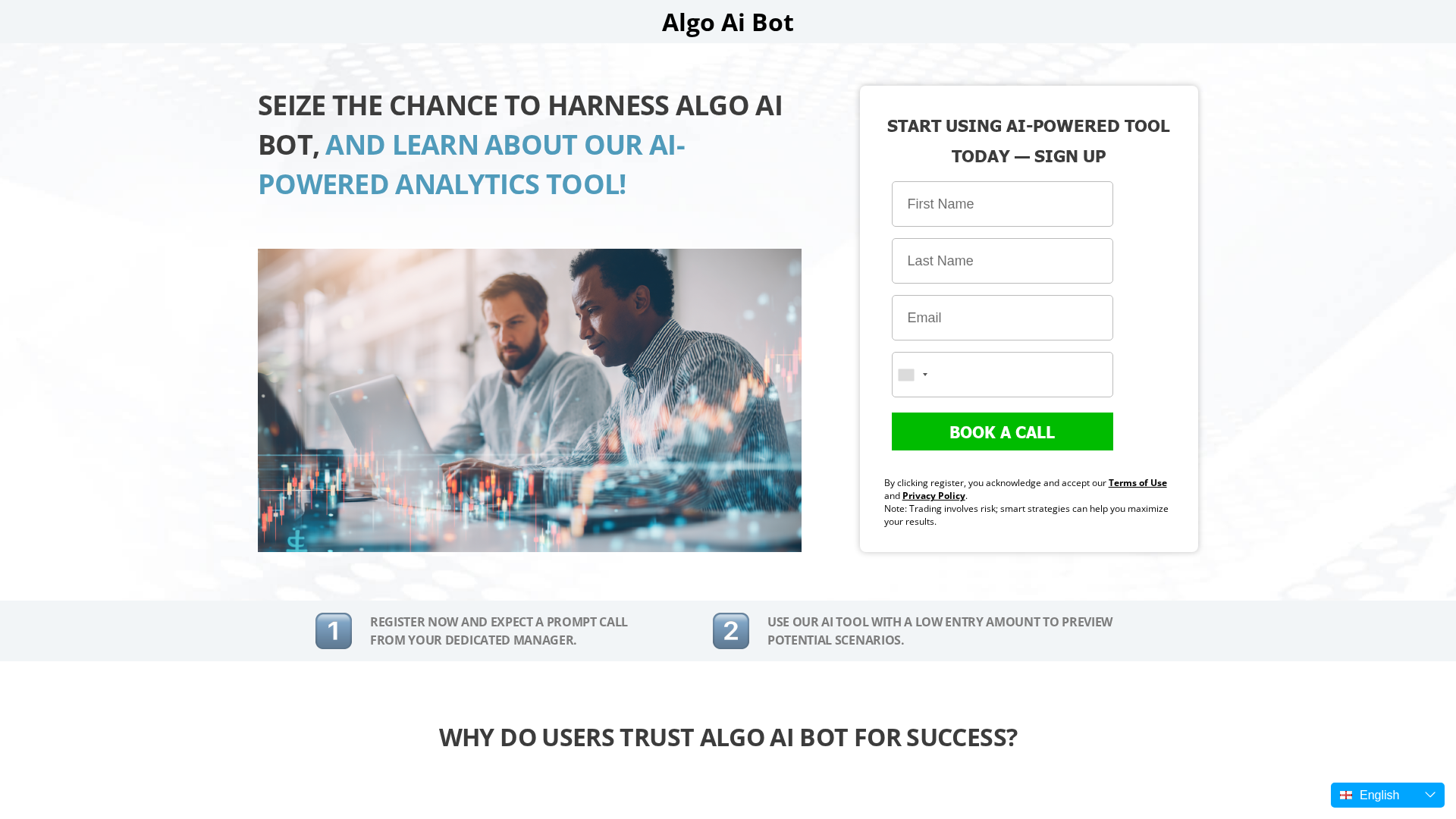 Screenshot of algo-ai-bot.org