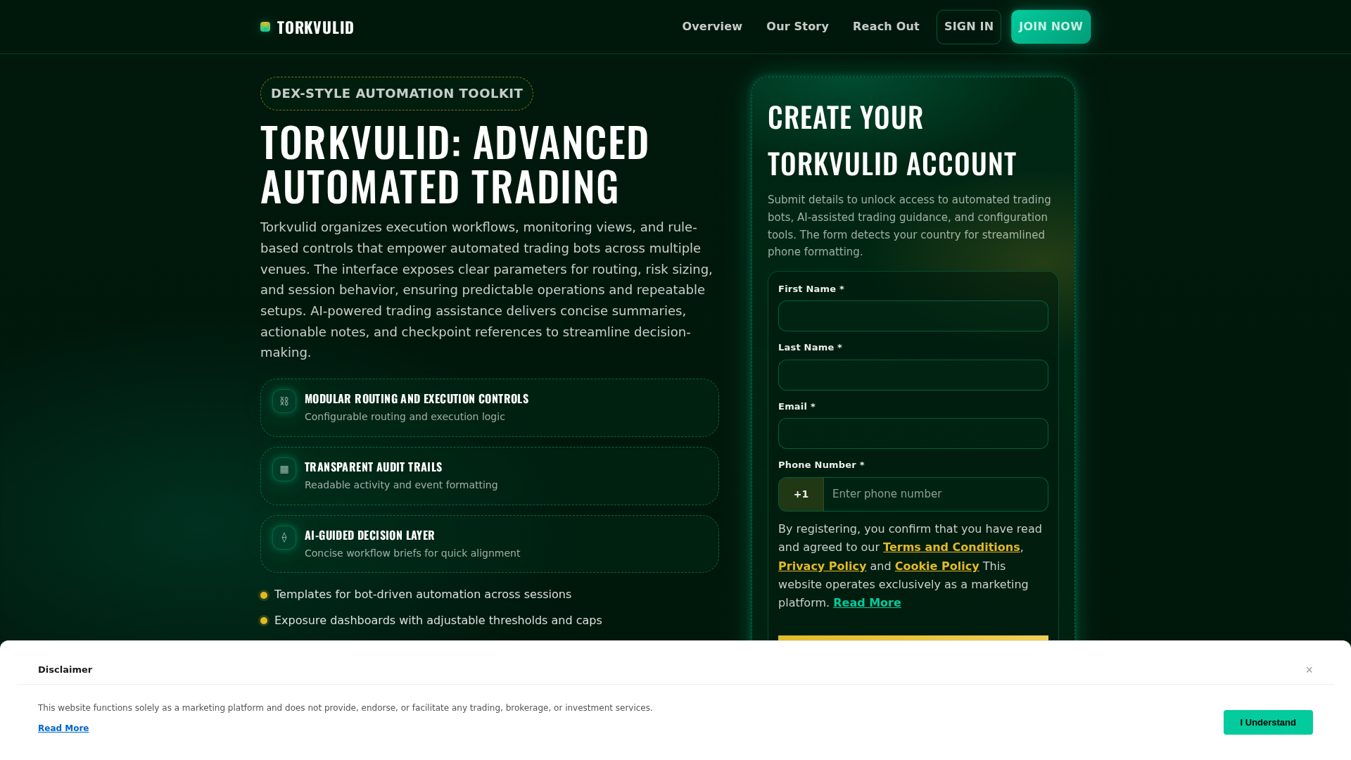 Screenshot of torkvulidplatform.com