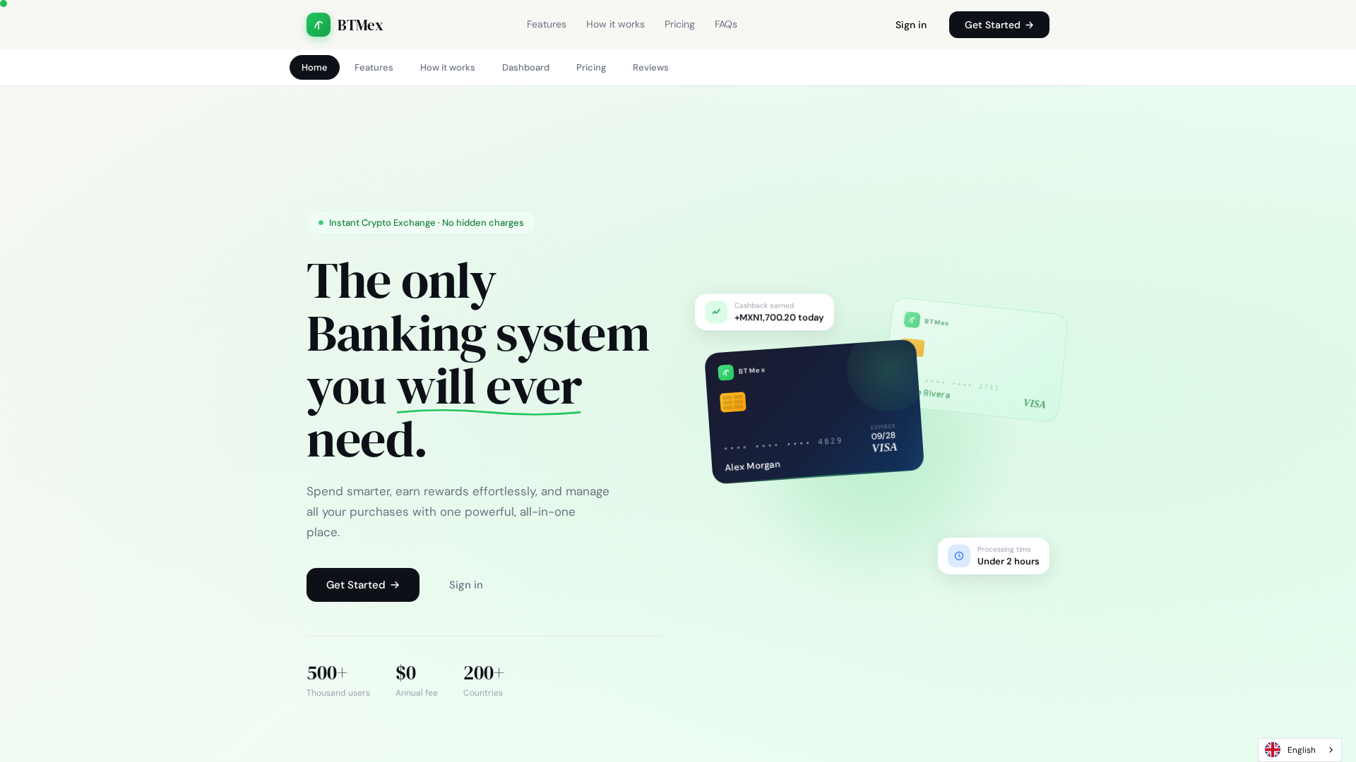 Screenshot of btmex.online