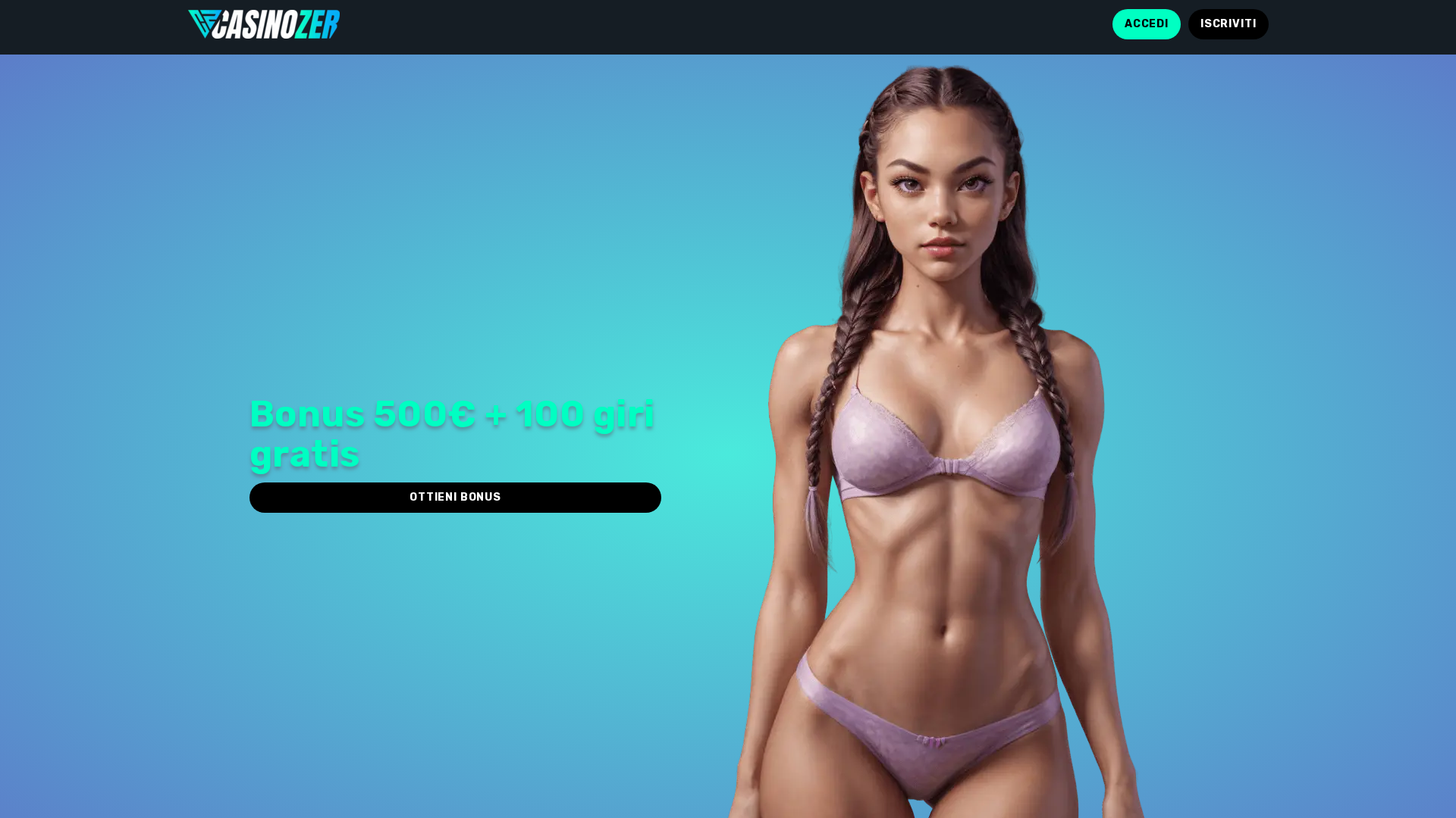 Screenshot of casinozercasinos.net