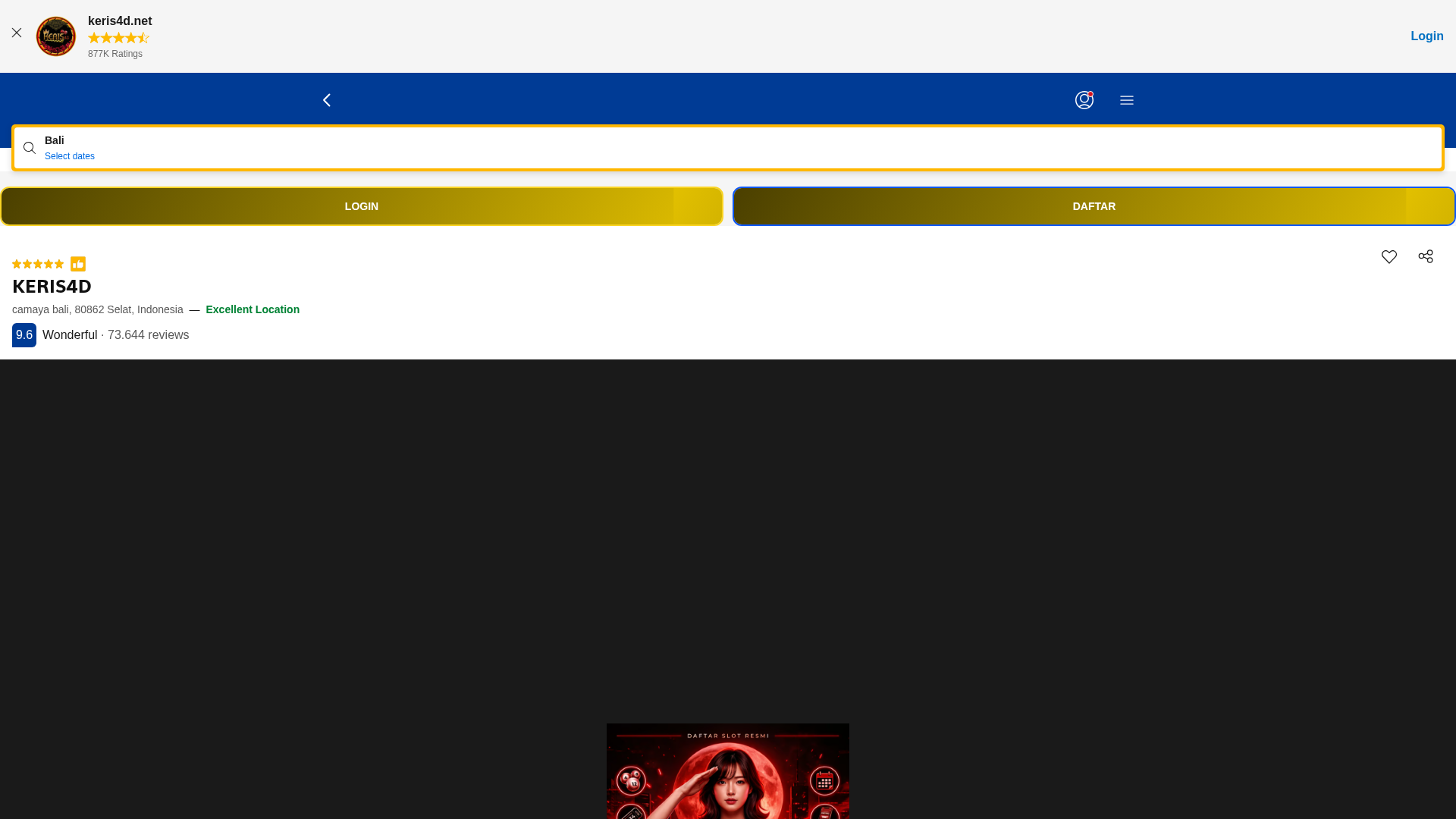 Screenshot of keris4d.net
