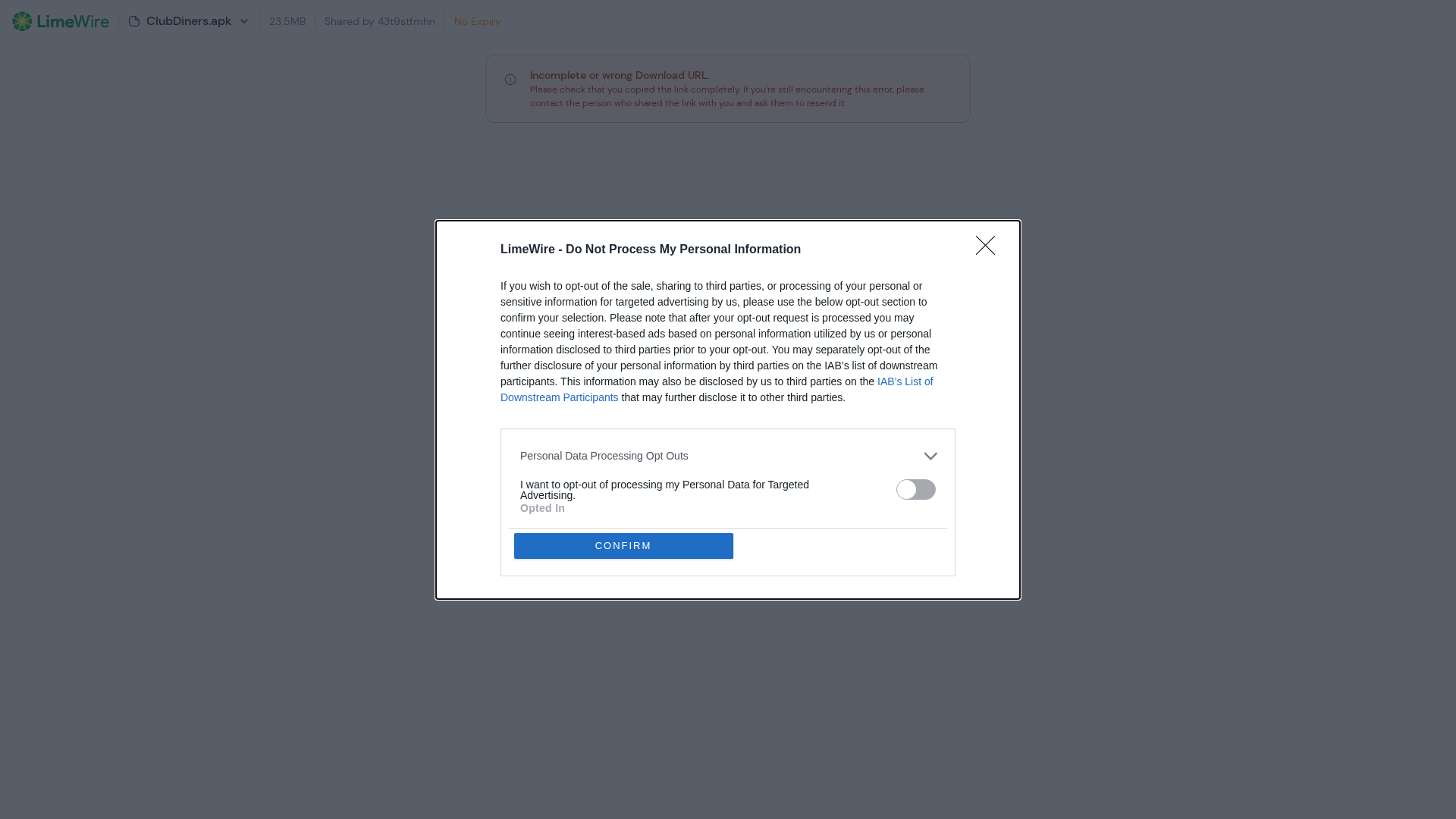 Screenshot of cdn.gosafemode.com